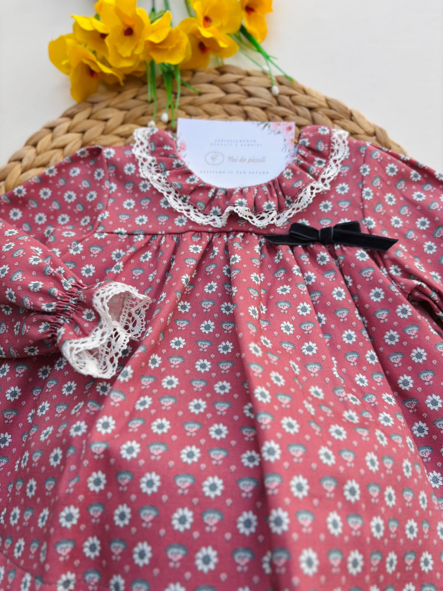 completo 2 pz COTONE CALDO ROSA