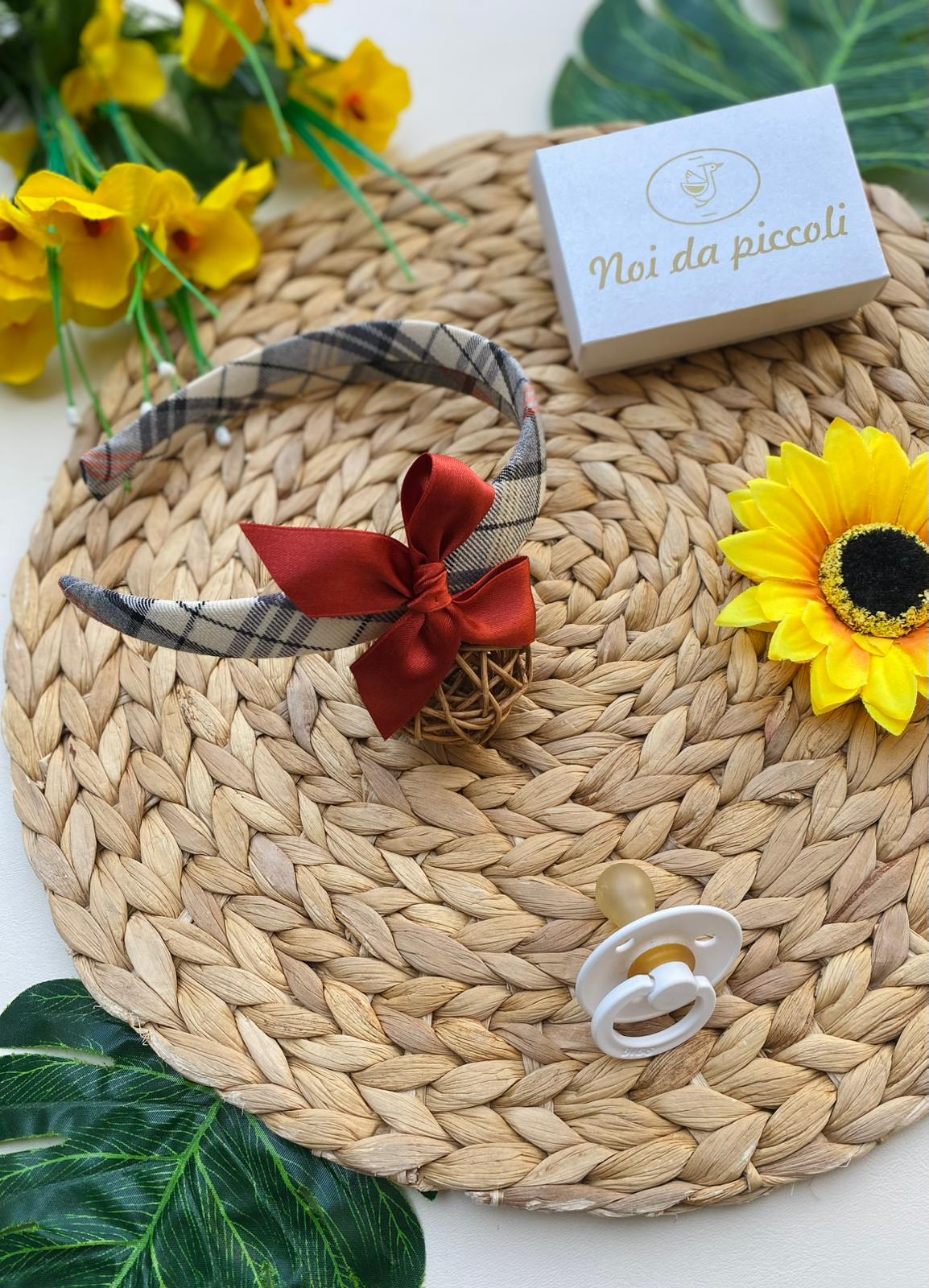 CERCHIETTO A QUADRONI RUGGINE - Noi da piccoli