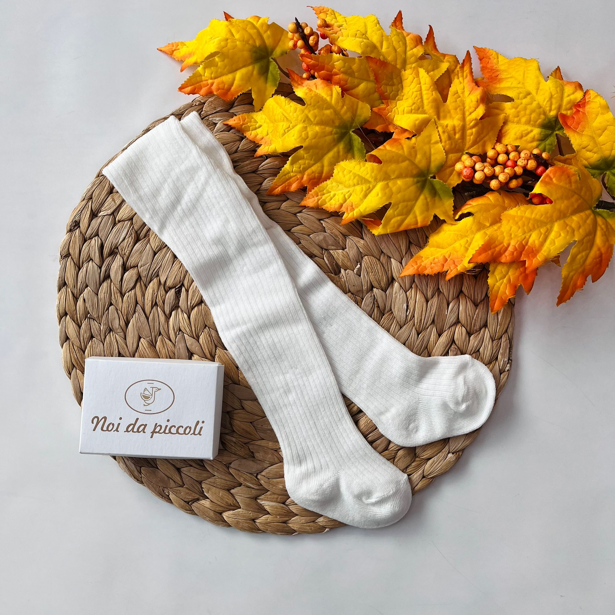 COLLANT COSTINA CALDO COTONE LATTE - Noi da piccoli