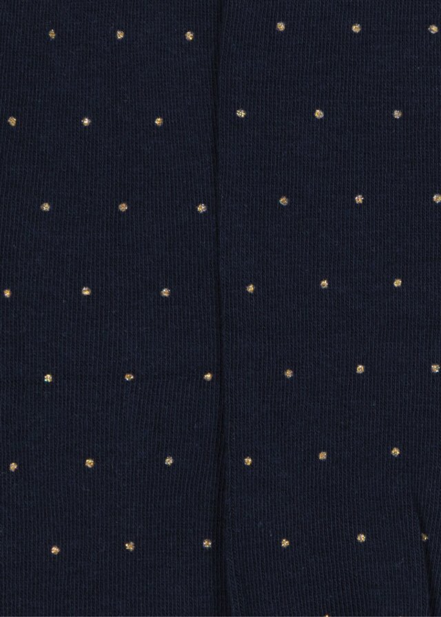 COLLANT IN COTONE CALDO BLU - Noi da piccoli