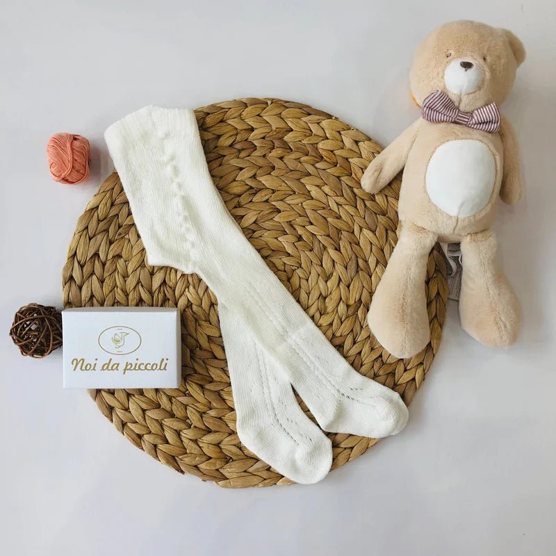 COLLANT TRAFORATO CALDO COTONE LATTE - Noi da piccoli