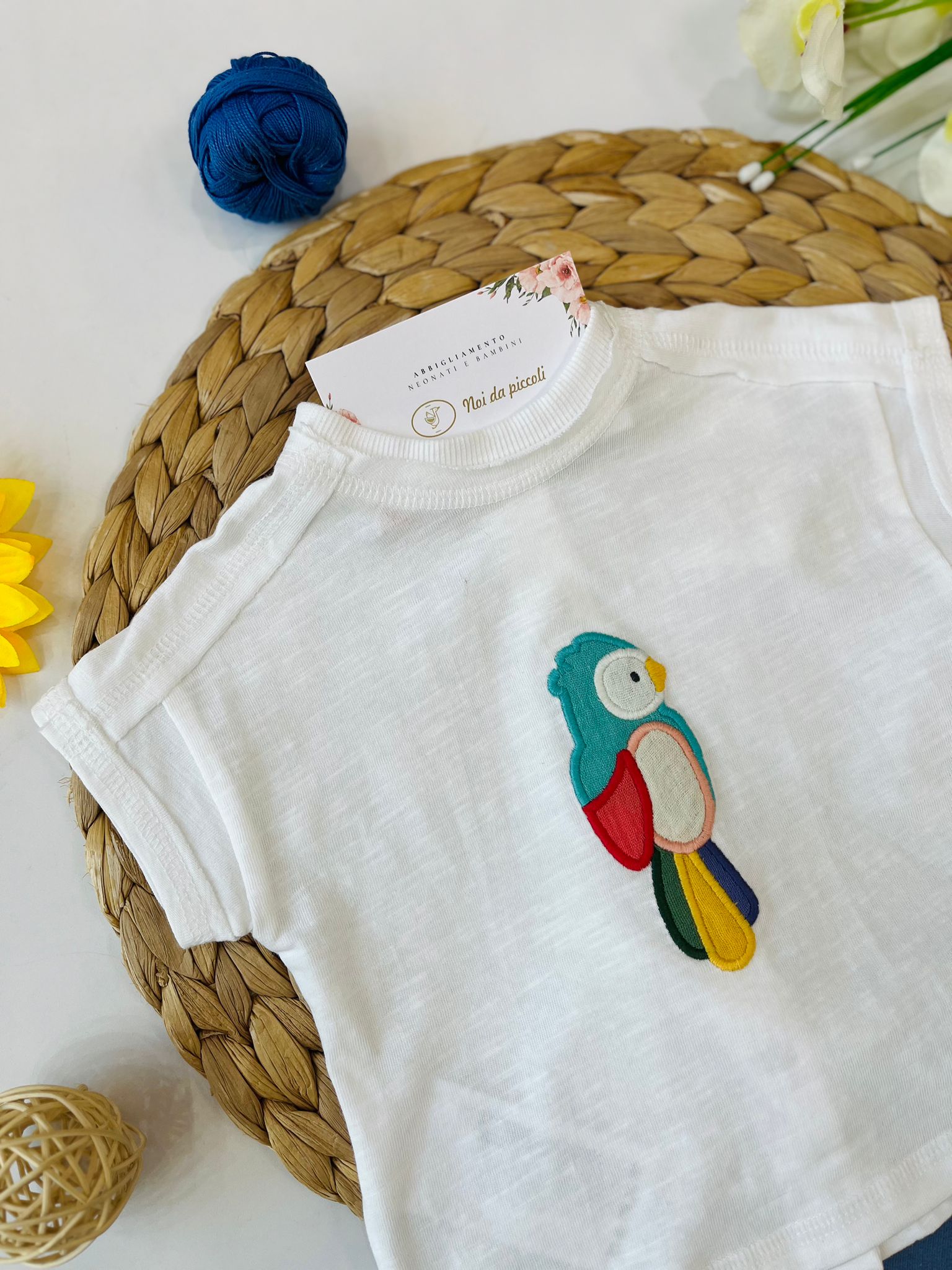 completo 2 pz Cotone Blu - Noi da piccoli