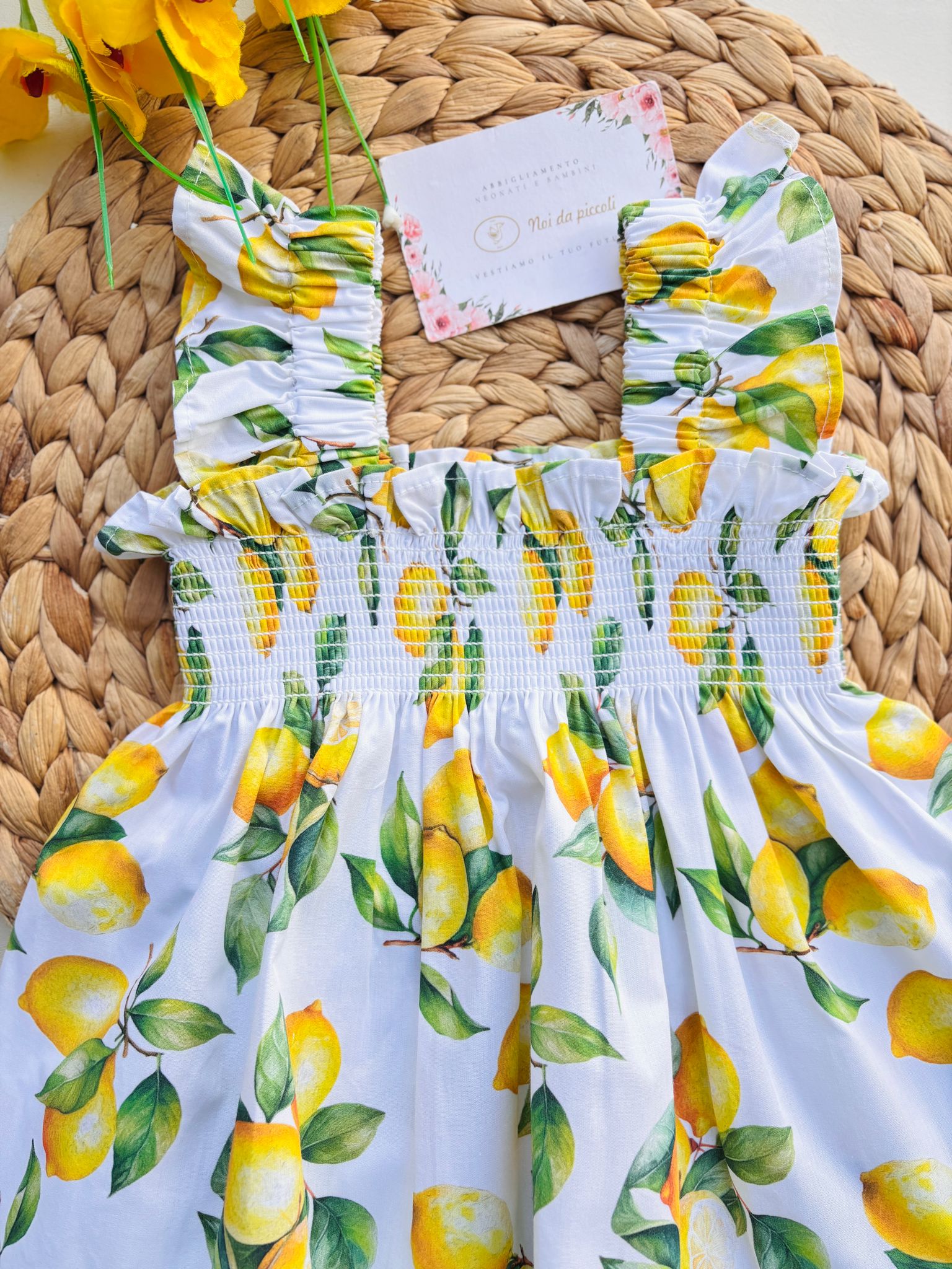 COMPLETO 2 PZ IN COTONE AMALFI SUNNY - Noi da piccoli