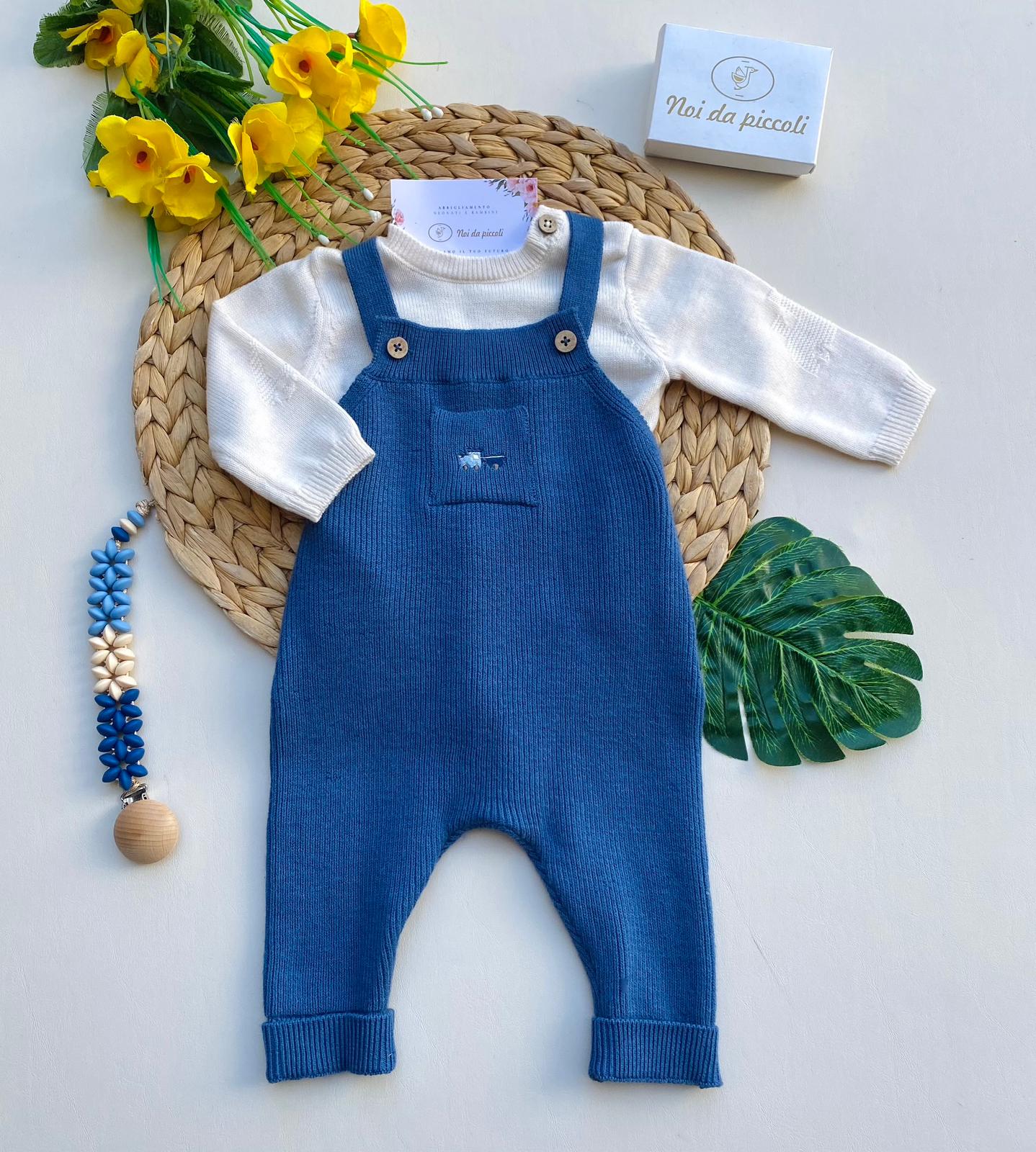 COMPLETO 2 PZ IN FILATO CALDO ARTICO - Noi da piccoli