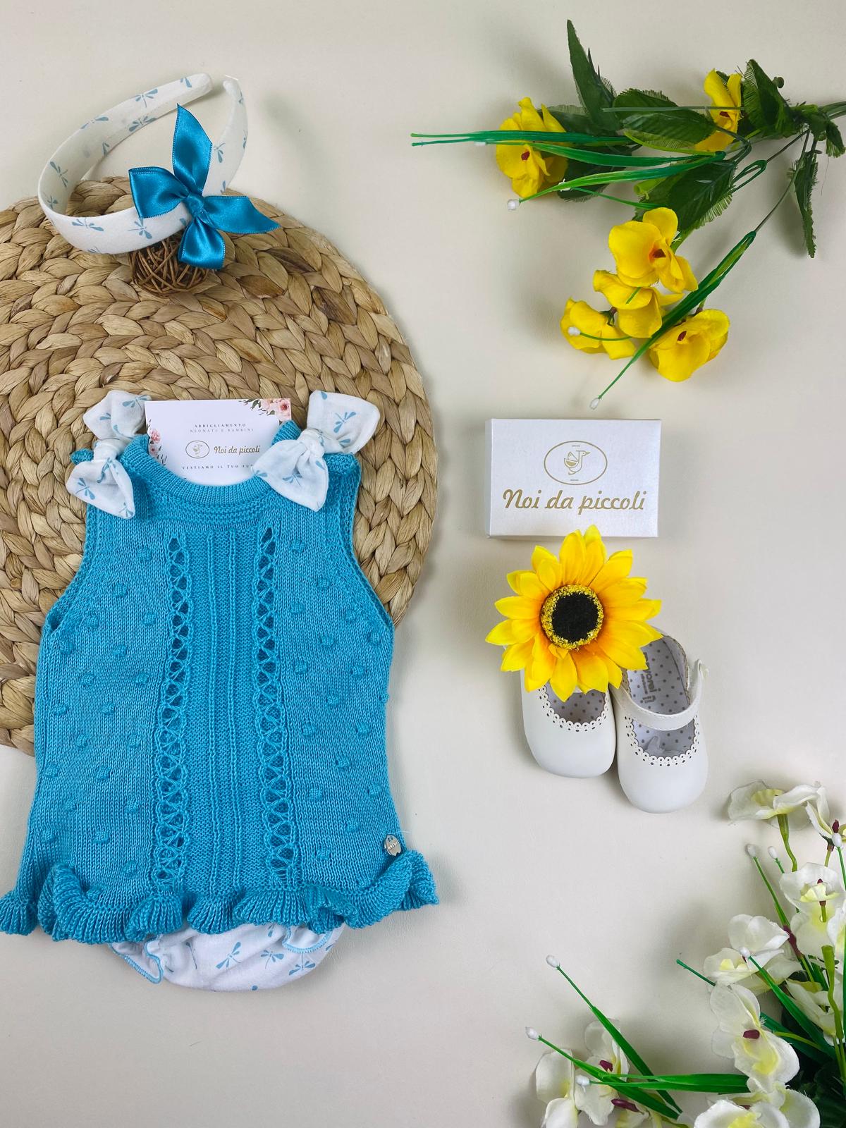 completo 2 pz Turchese - Noi da piccoli