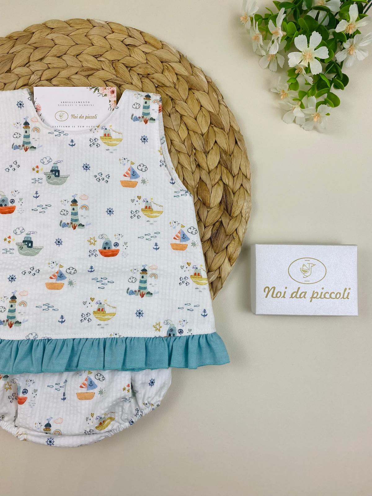 COMPLETO 2PZ 100 % COTONE FANTASIA - Noi da piccoli