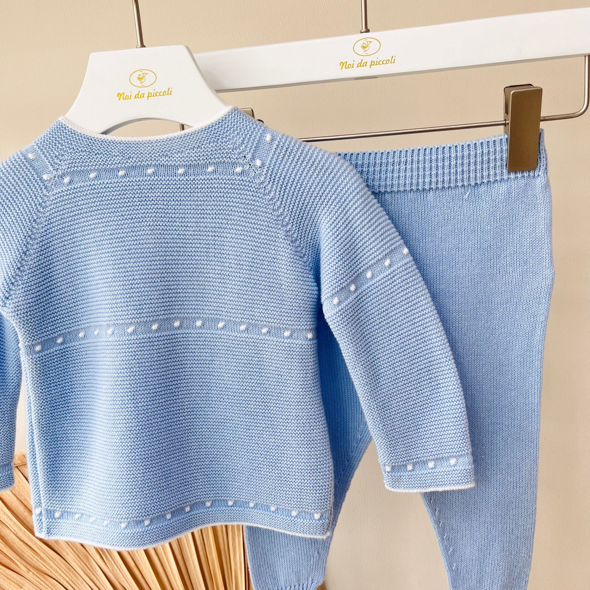 COMPLETO 2PZ 100% FILO DI COTONE NUBE - Noi da piccoli