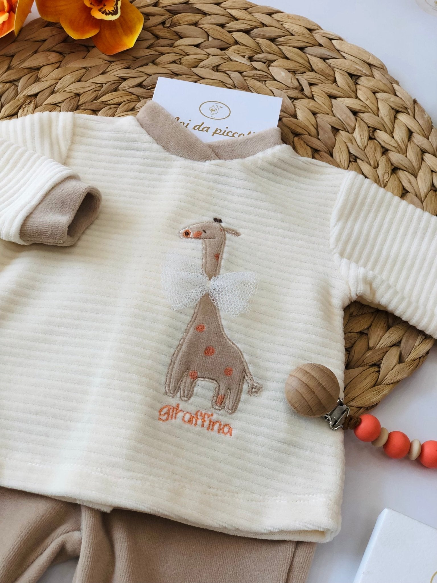 COMPLETO 2PZ CINIGLIA GIRAFFINA - Noi da piccoli