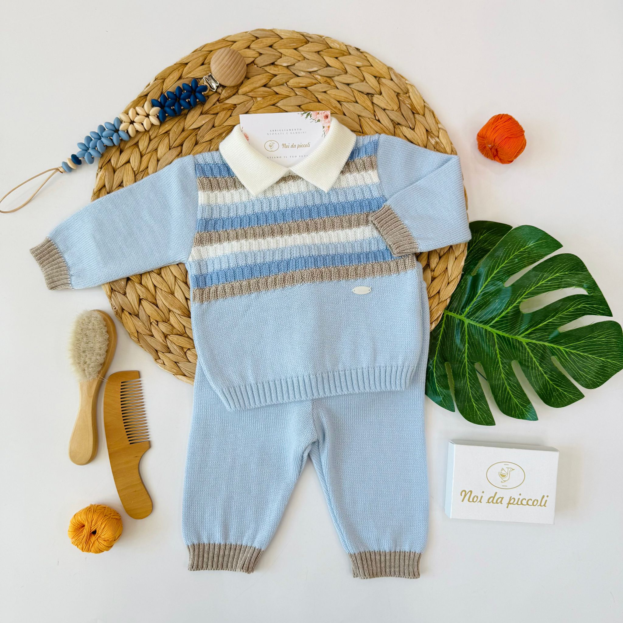 COMPLETO 2PZ MIX DI COLORI - Noi da piccoli