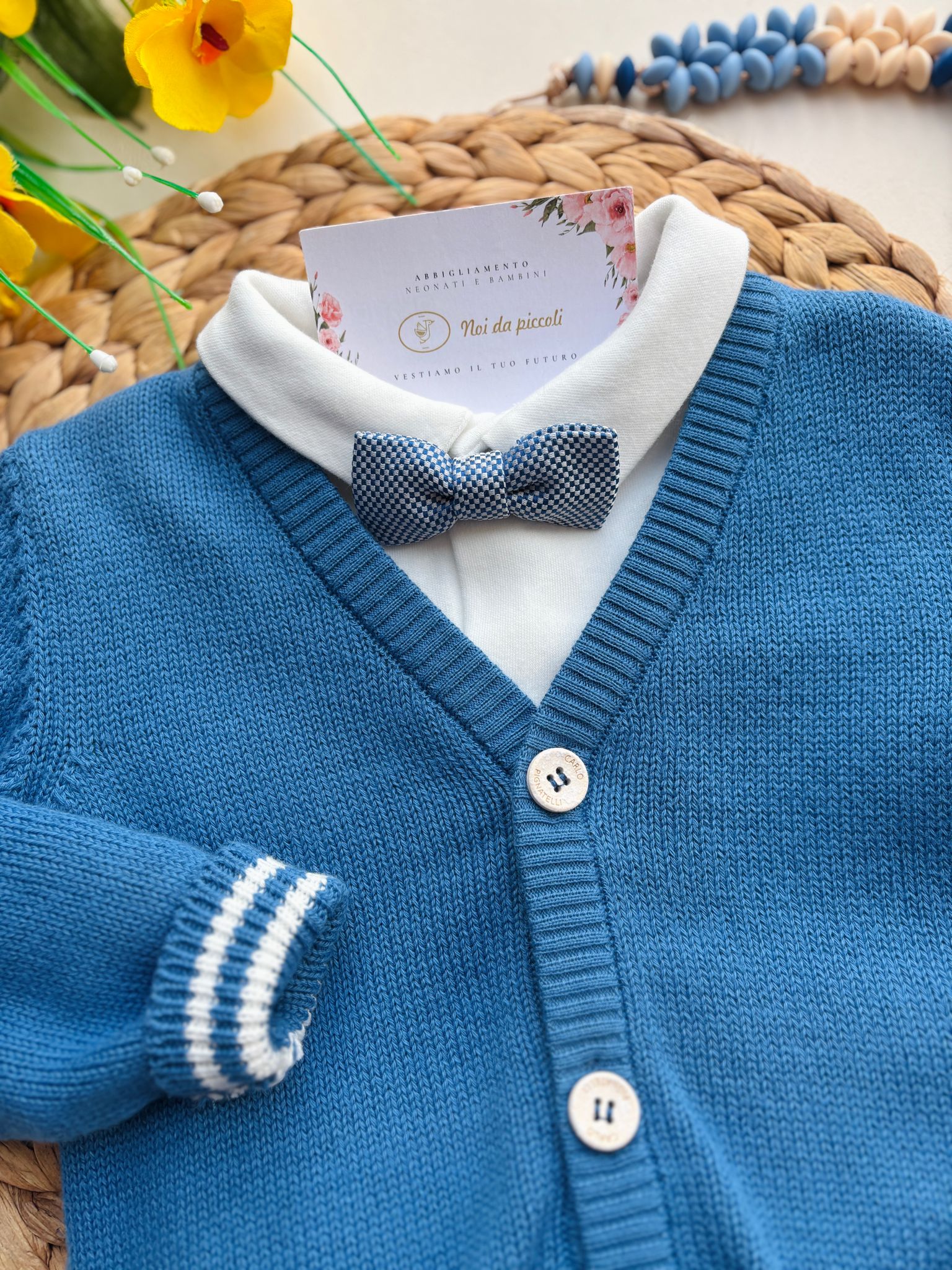 COMPLETO 3 PZ CERIMONIALE avion - Noi da piccoli