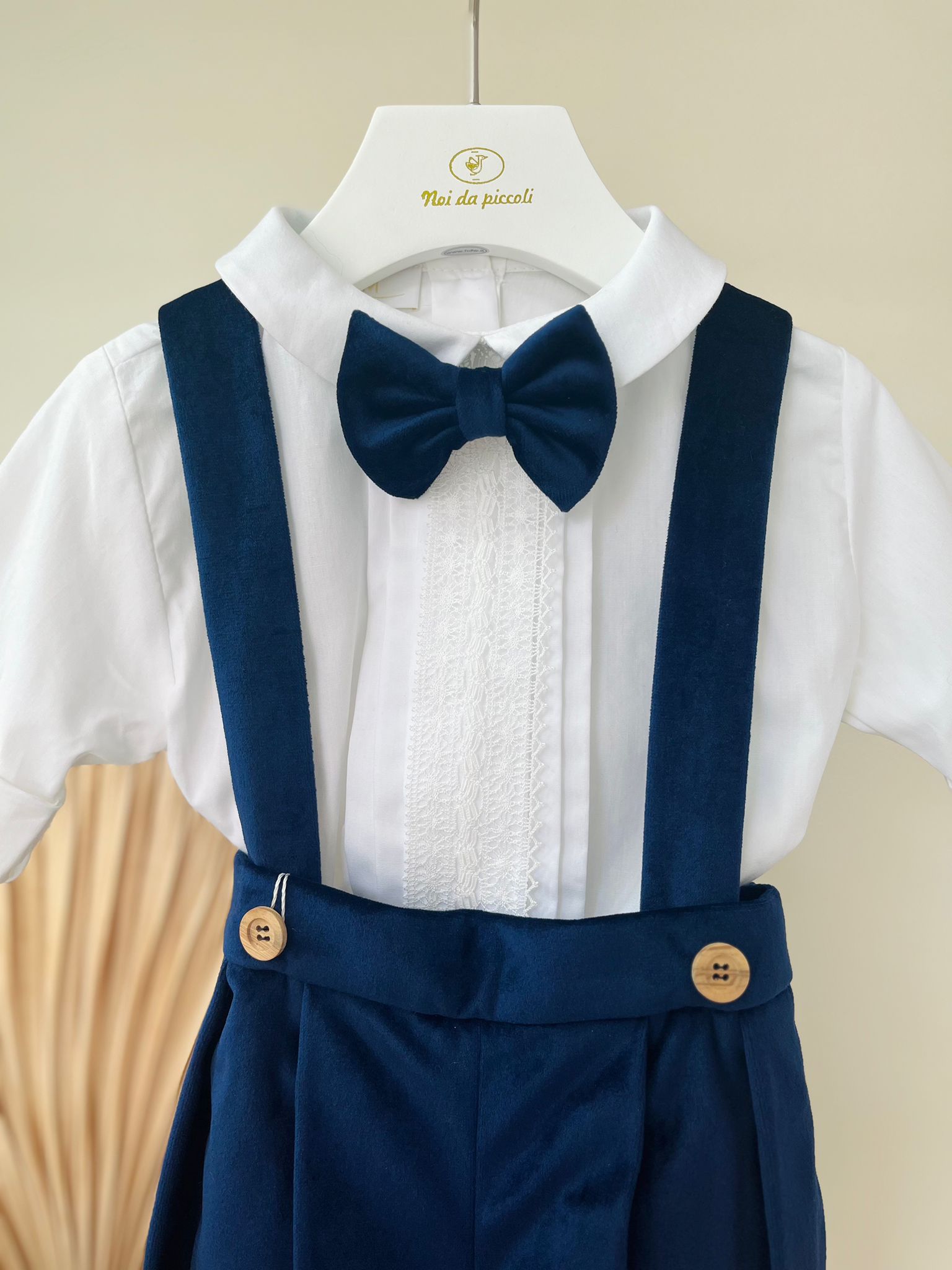 COMPLETO 3 PZ CERIMONIALE BLU - Noi da piccoli