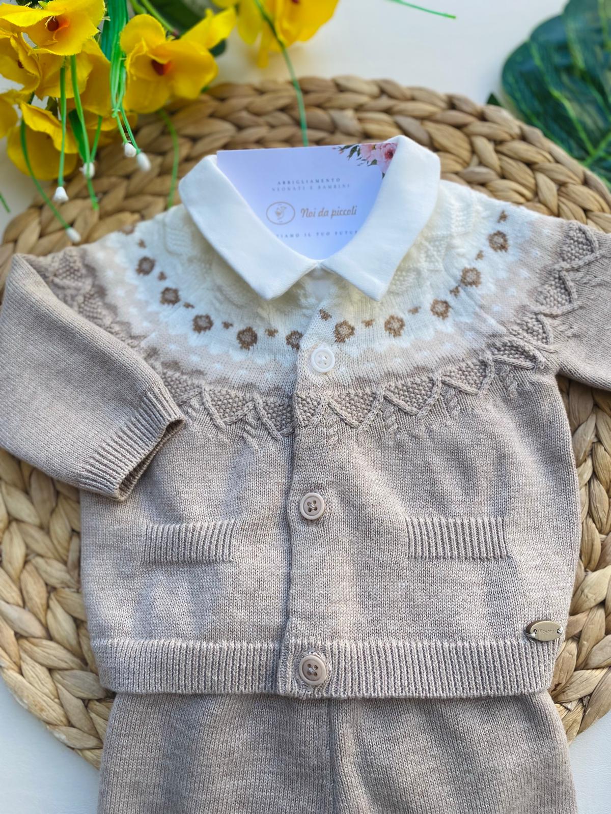 COMPLETO 3 PZ FILATO CALDO DUNA VIG - Noi da piccoli