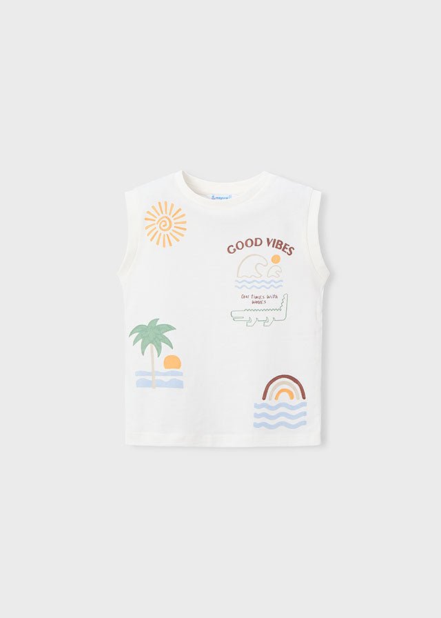 COMPLETO 3 PZ IN COTONE CON DISEGNINI TOPO - PEACH - Noi da piccoli