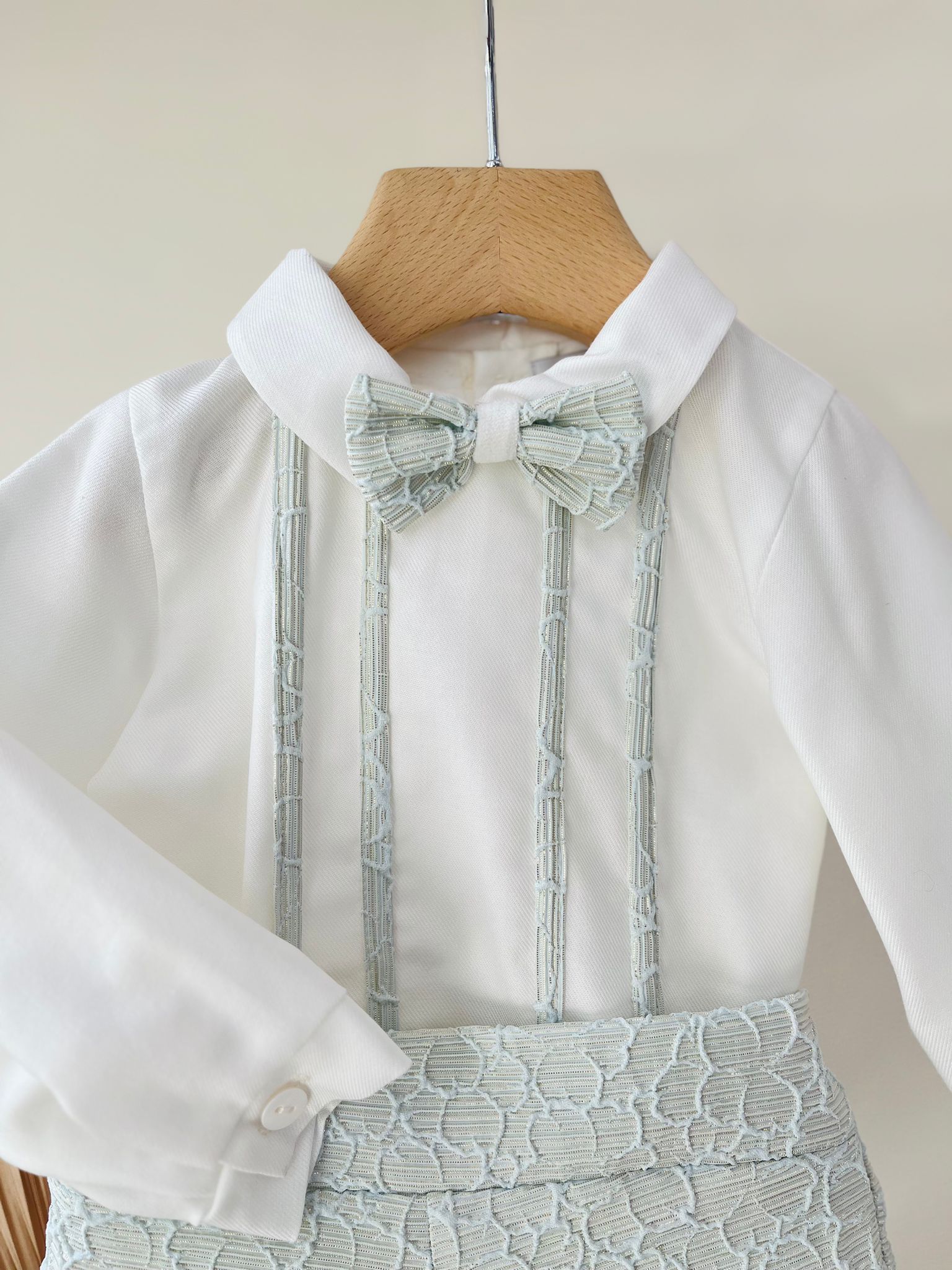 COMPLETO 3PZ ARTURO VERDE DORATO - Noi da piccoli