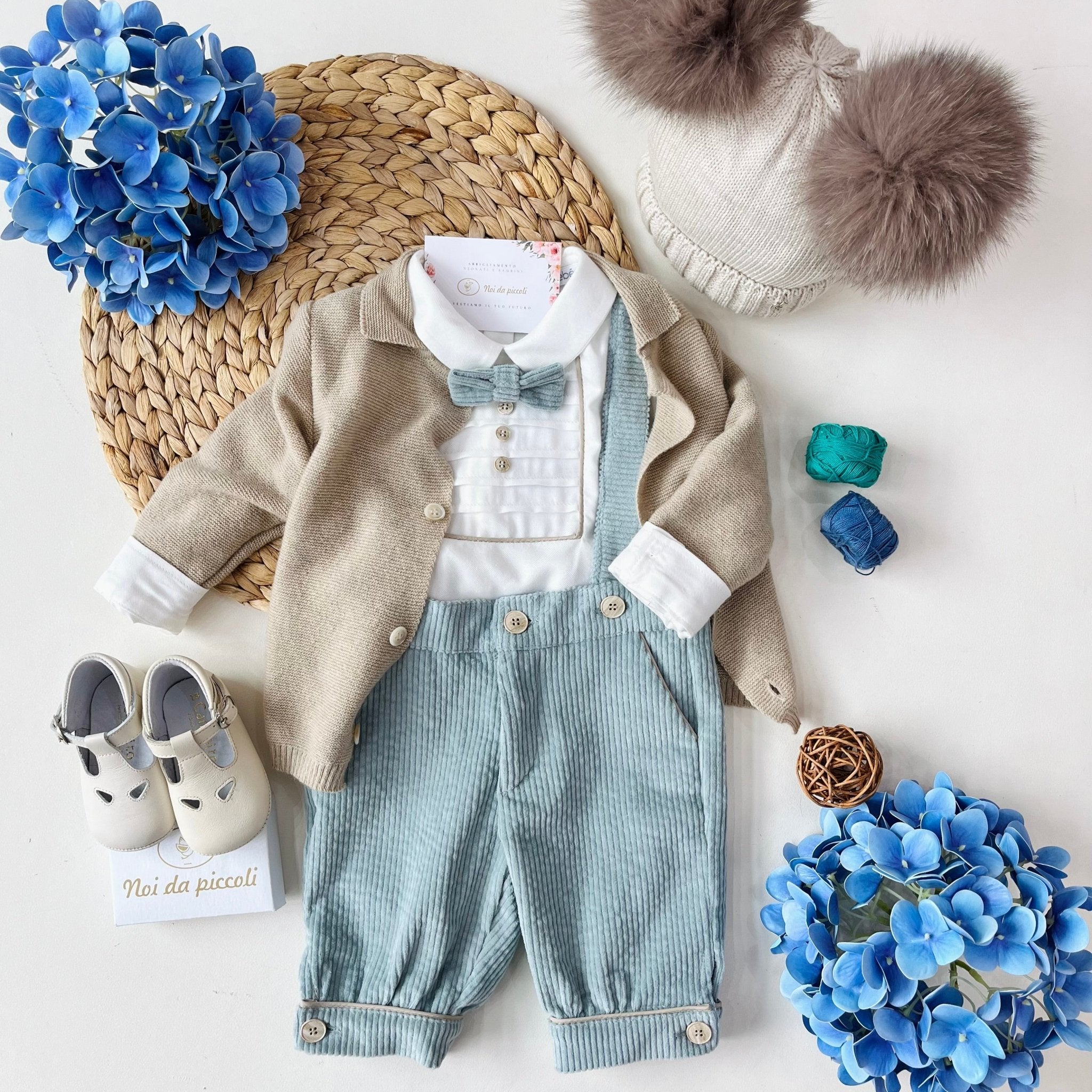 Completini Neonato Cerimonia Battesimo Maschietto Abiti Battesimo