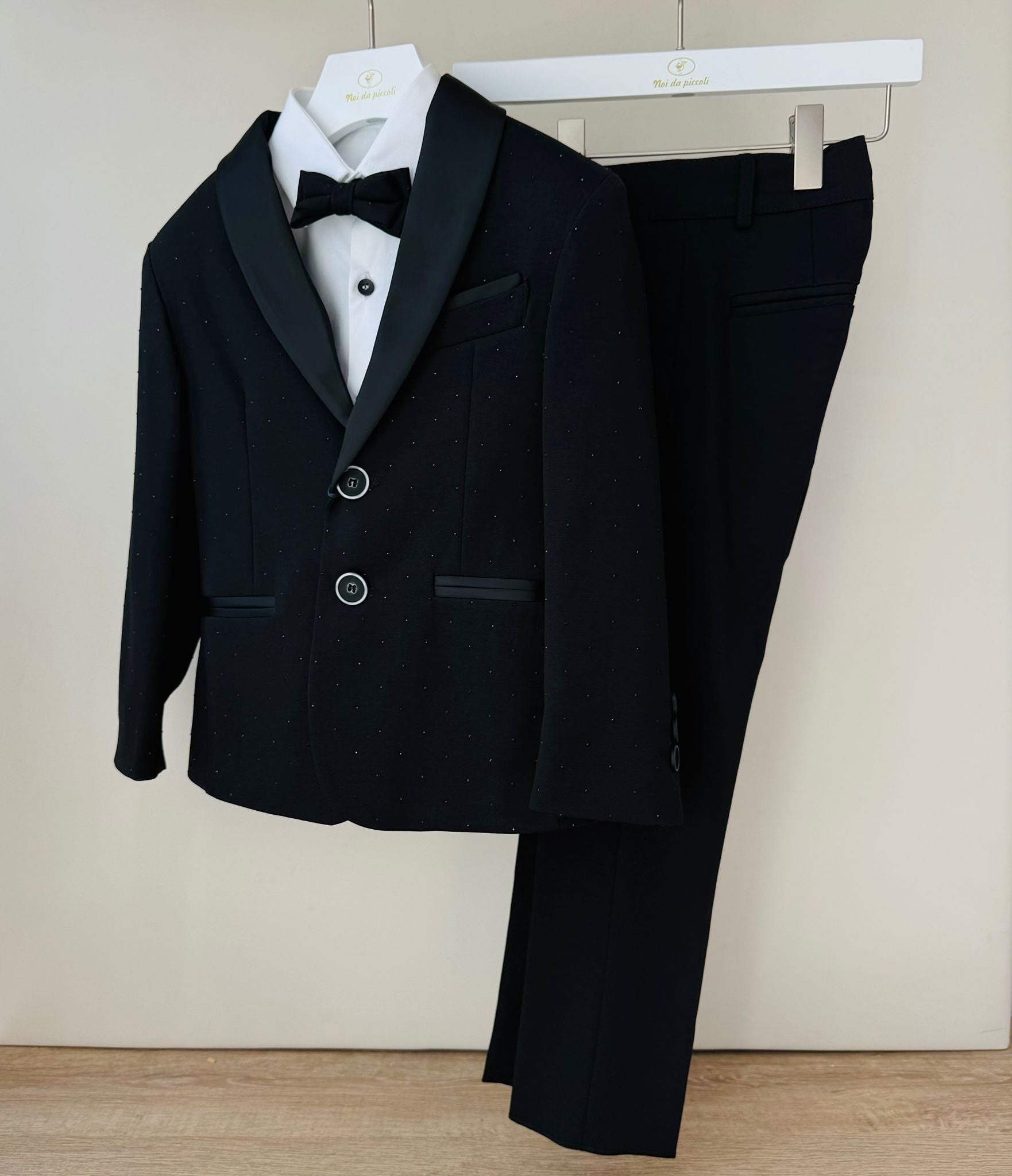 COMPLETO 4 PZ CERIMONIALE KEVIN NERO - Noi da piccoli