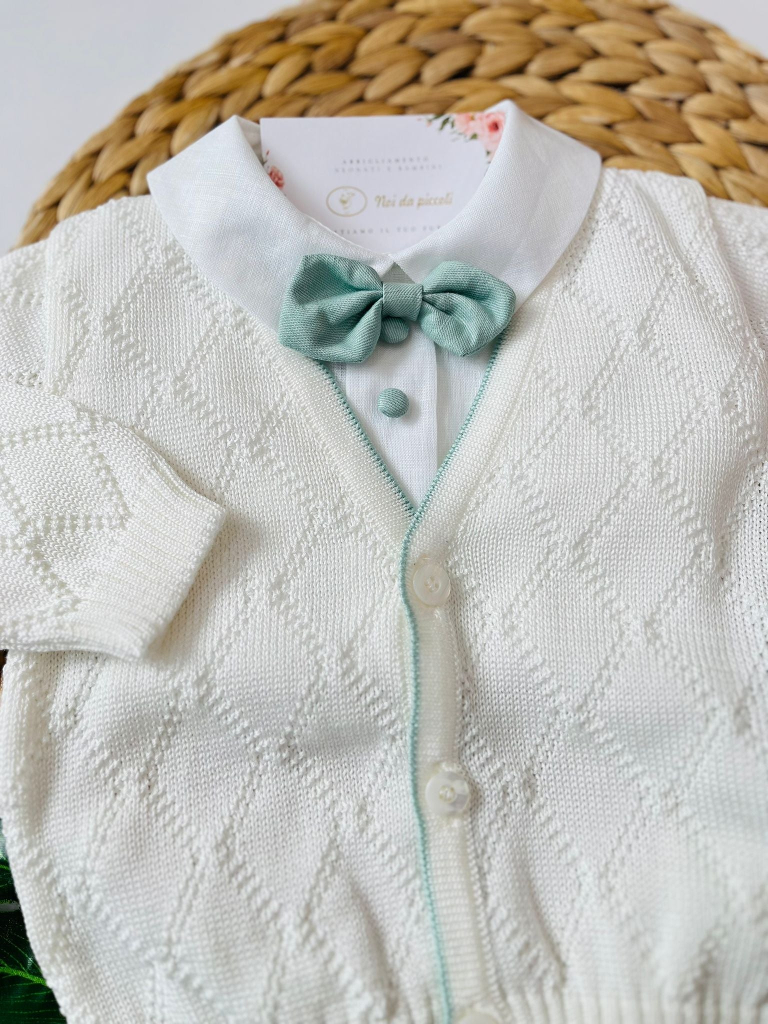 COMPLETO 4PZ CHRIS VERDE SALVIA - Noi da piccoli