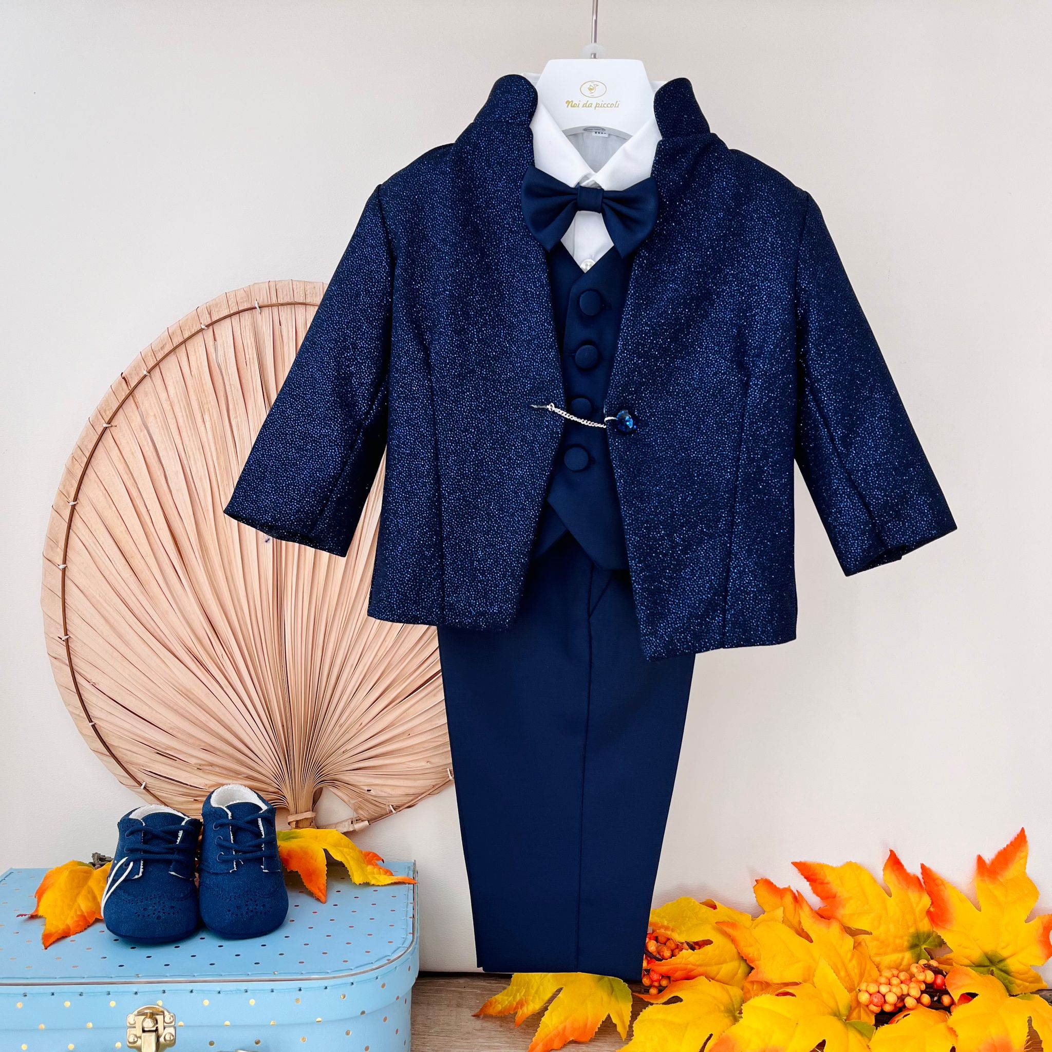 COMPLETO 5PZ MILORD BLU - Noi da piccoli