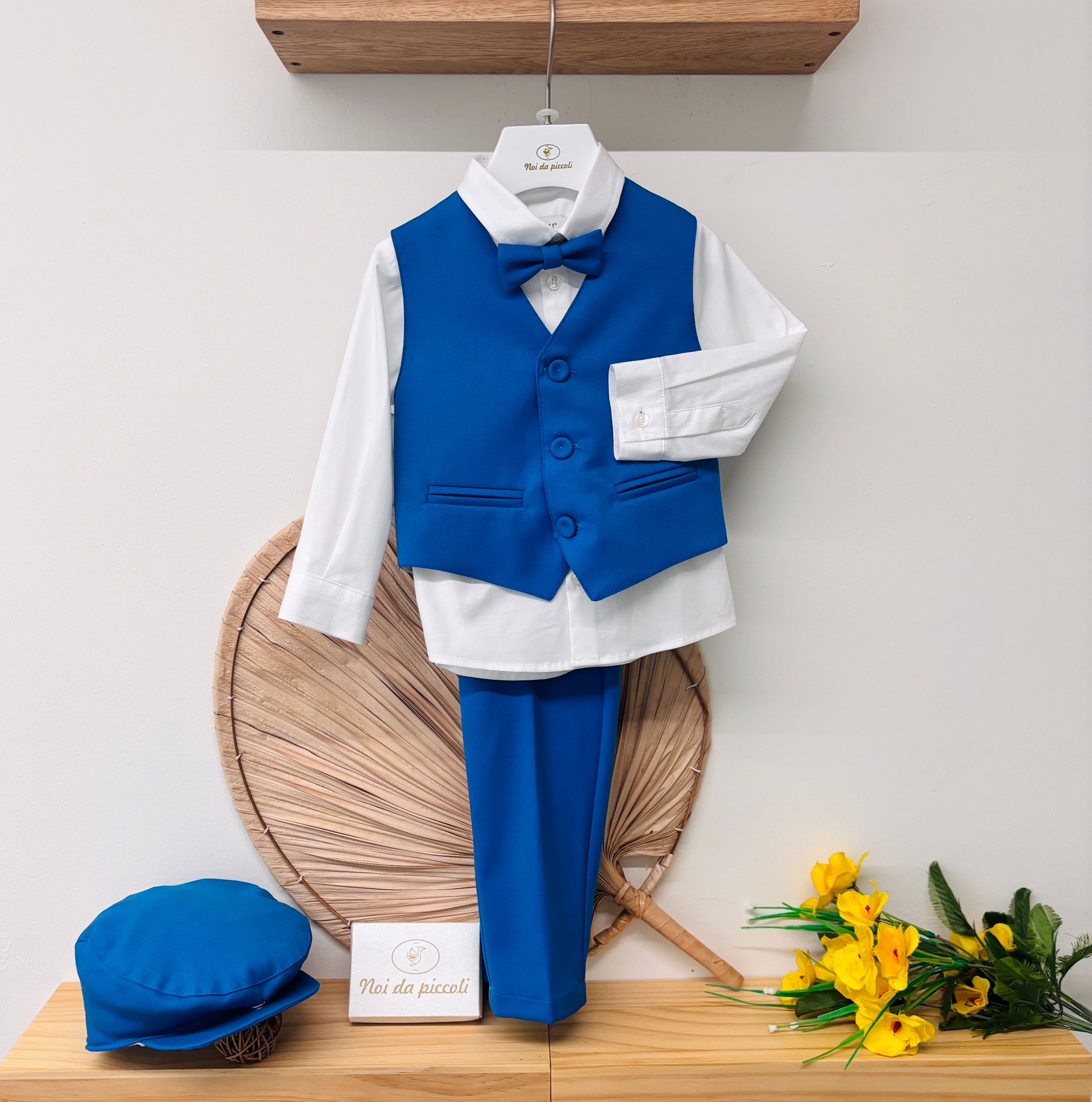 COMPLETO 6 PZ CERIMONIALE OTTANIO - Noi da piccoli