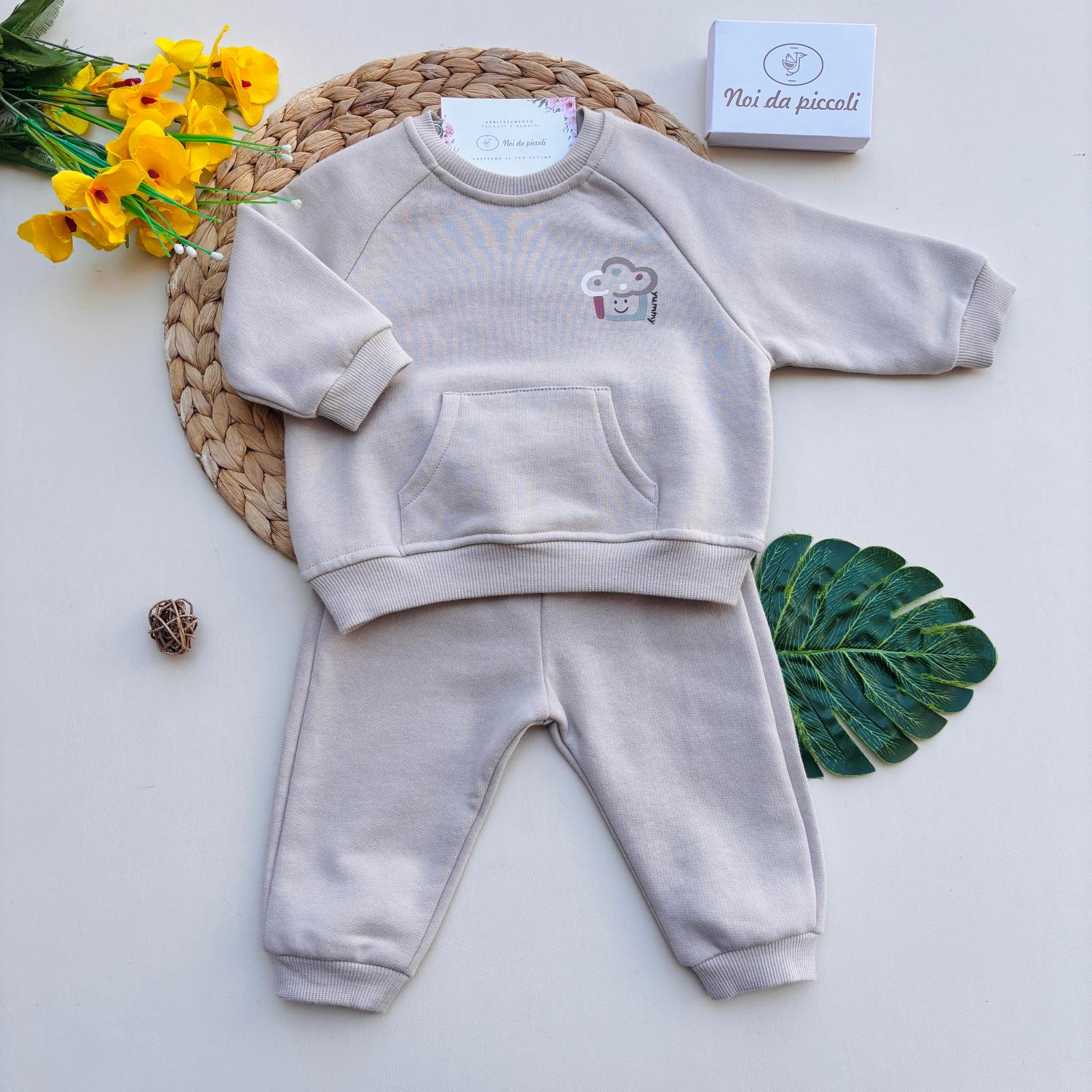 COMPLETO BEIGE - Noi da piccoli