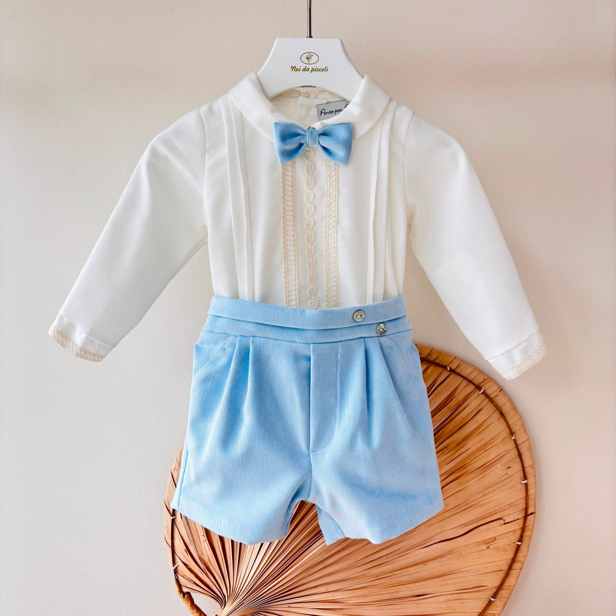 Completo Cerimoniale Antoine Velluto Azzurro Ponto Por Ponto - Noi da piccoli
