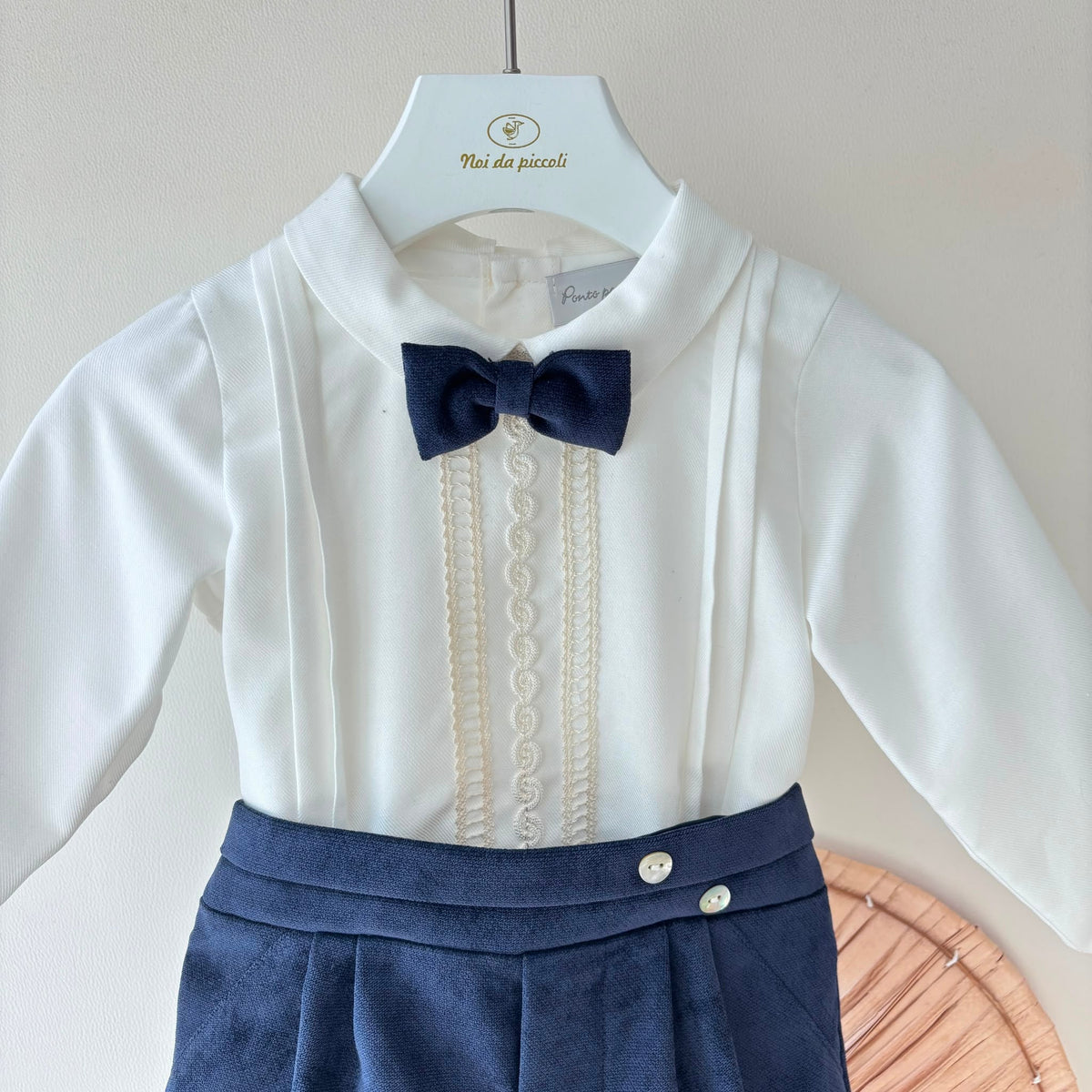 Completo Cerimoniale Antoine Velluto Blu Ponto Por Ponto - Noi da piccoli