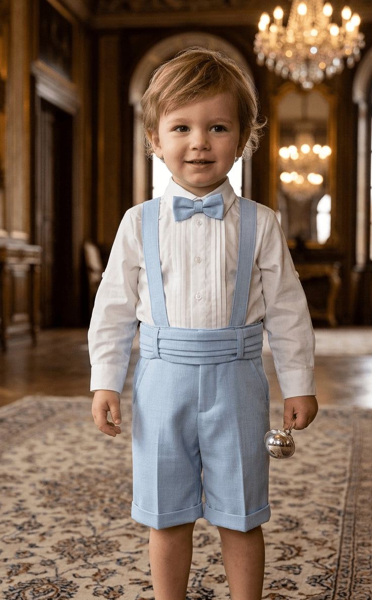 COMPLETO CERIMONIALE AZZURRO - Noi da piccoli
