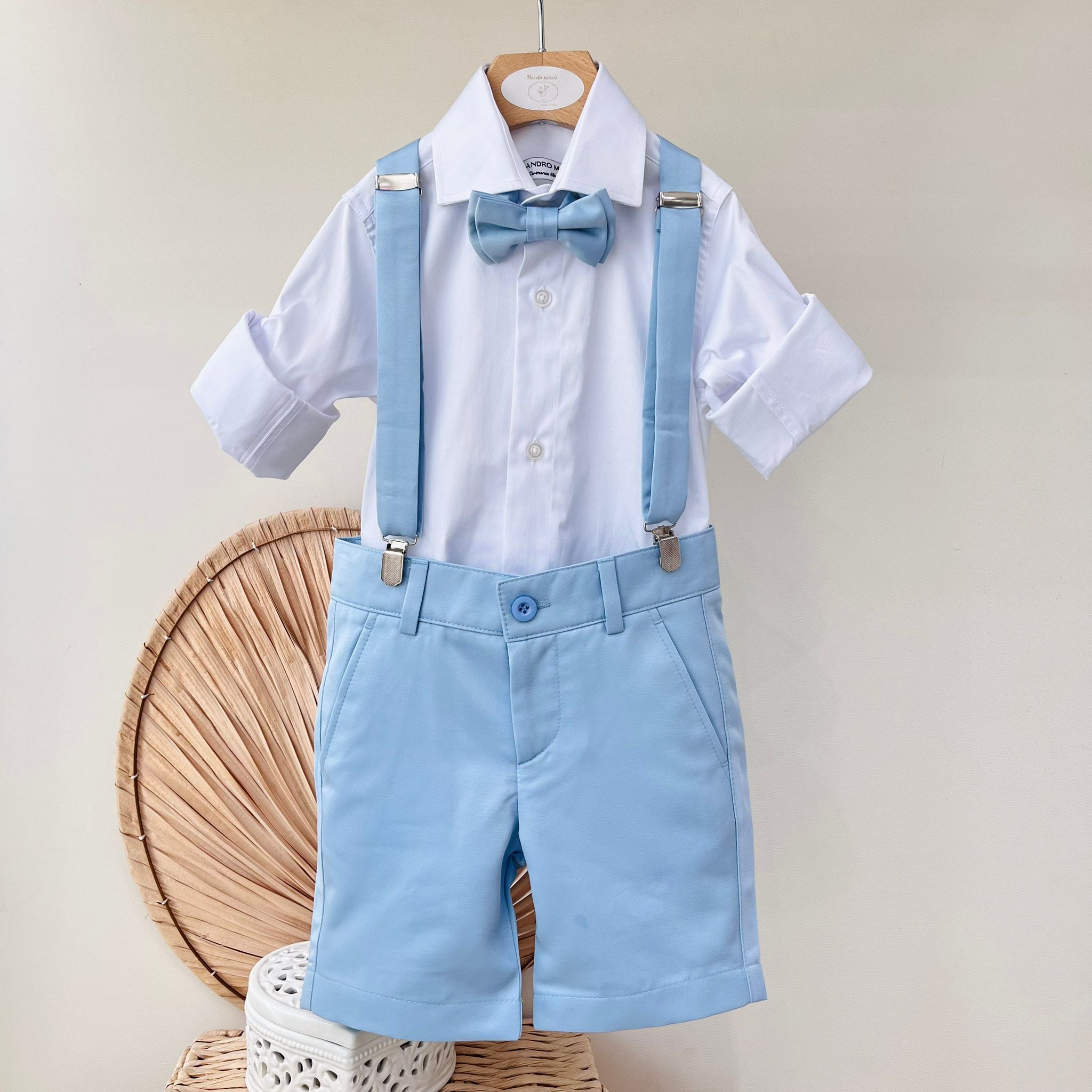 COMPLETO CERIMONIALE AZZURRO - Noi da piccoli