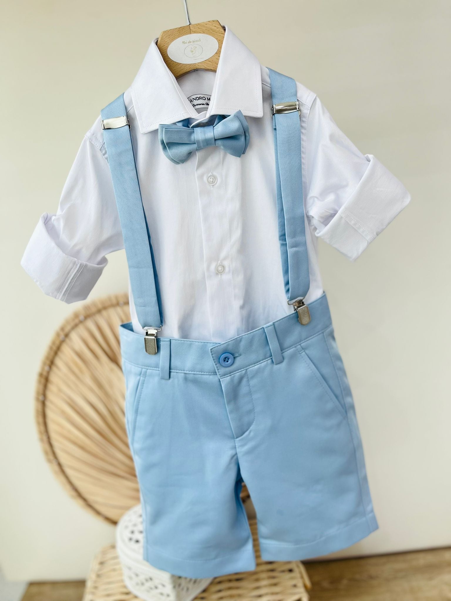 COMPLETO CERIMONIALE AZZURRO - Noi da piccoli