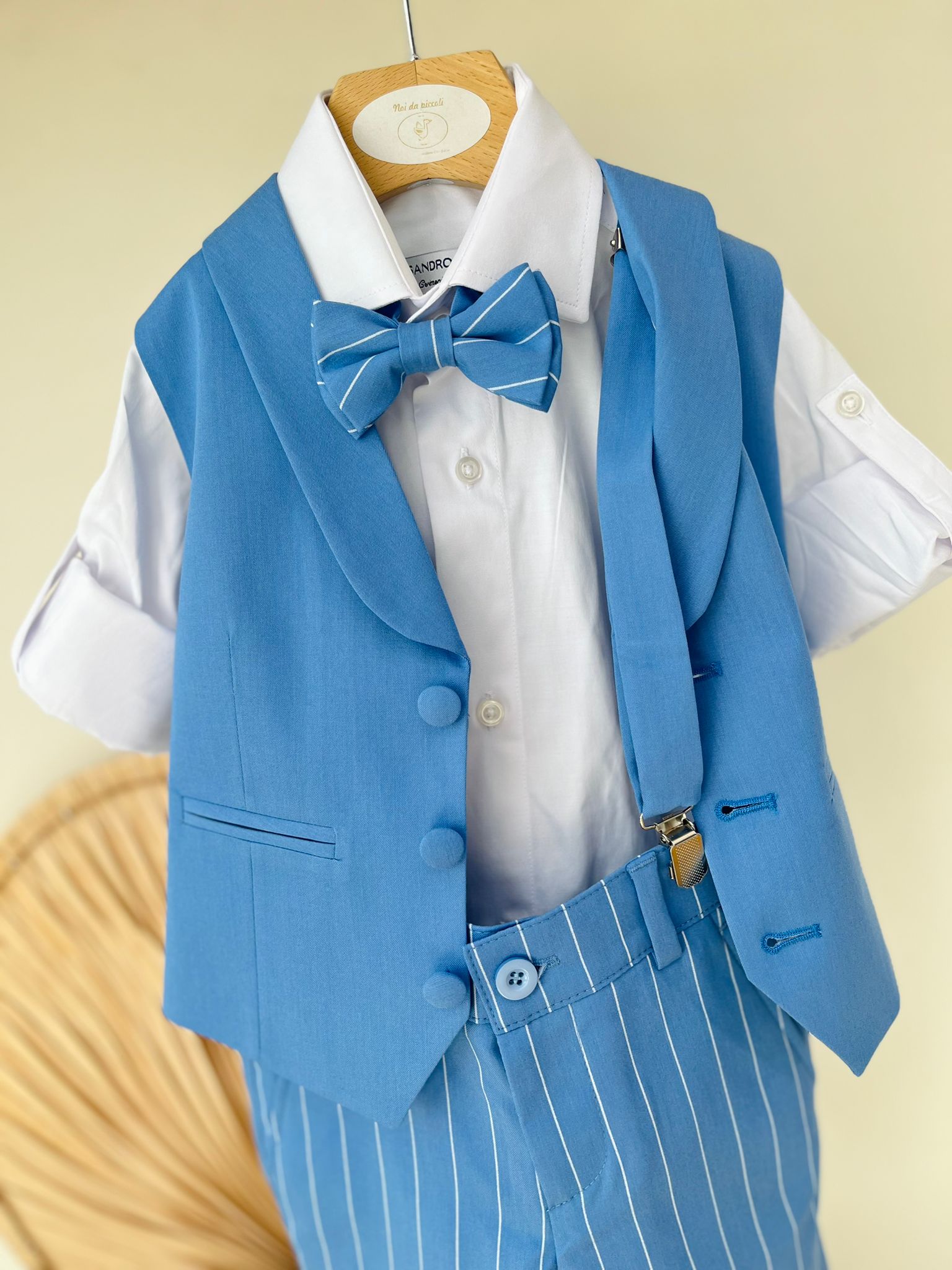 COMPLETO CERIMONIALE AZZURRO - Noi da piccoli