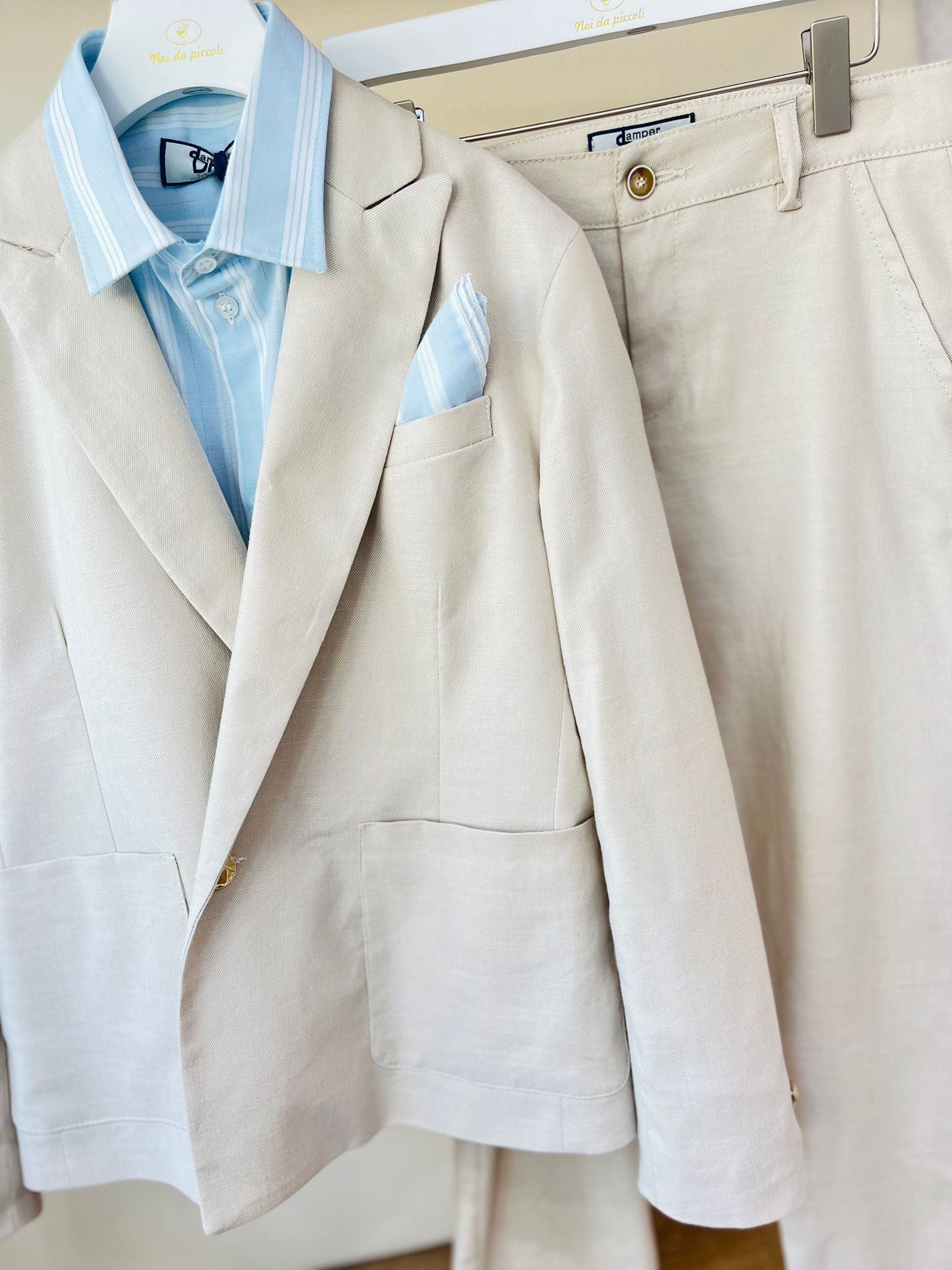 COMPLETO CERIMONIALE BEIGE - Noi da piccoli