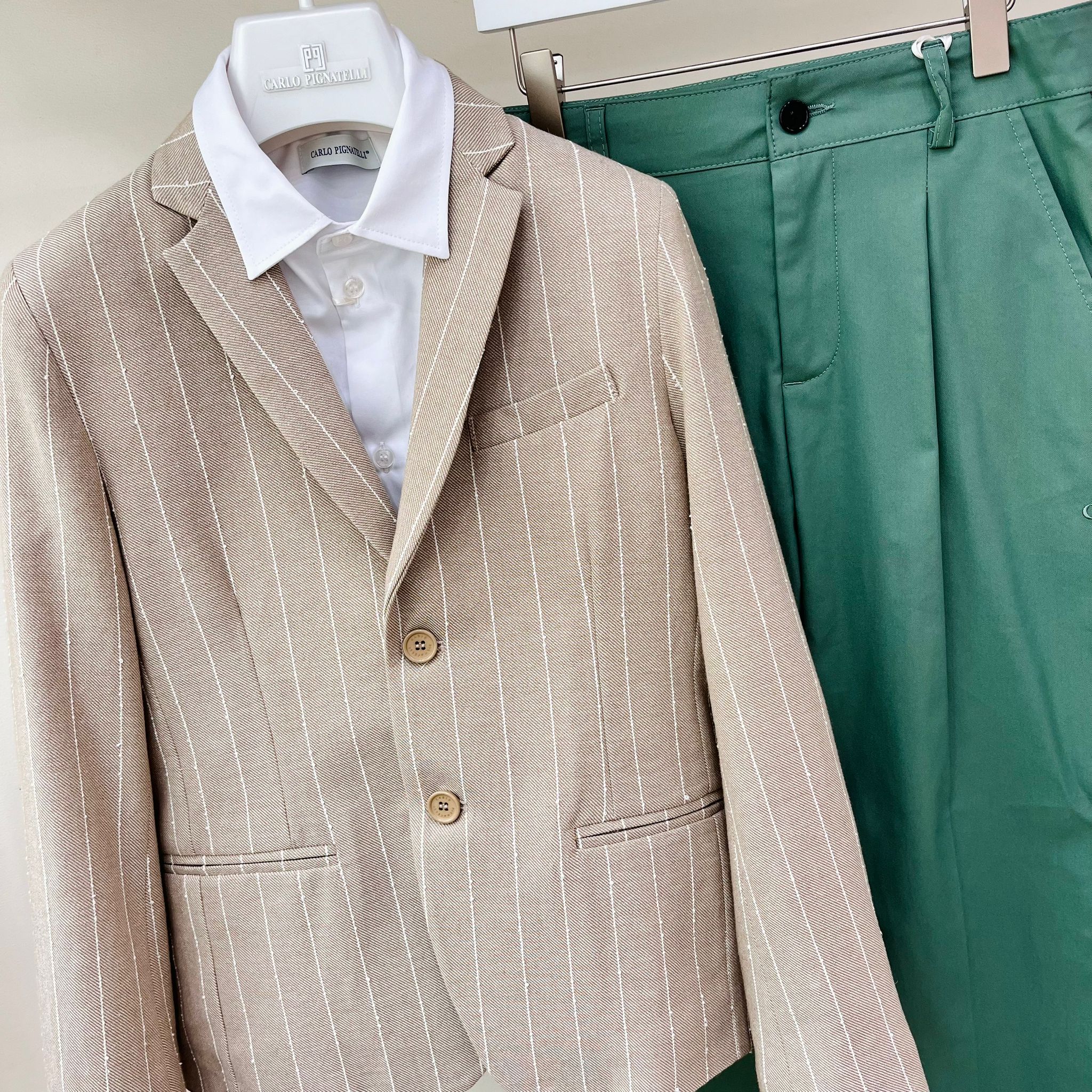 COMPLETO CERIMONIALE BEIGE - Noi da piccoli