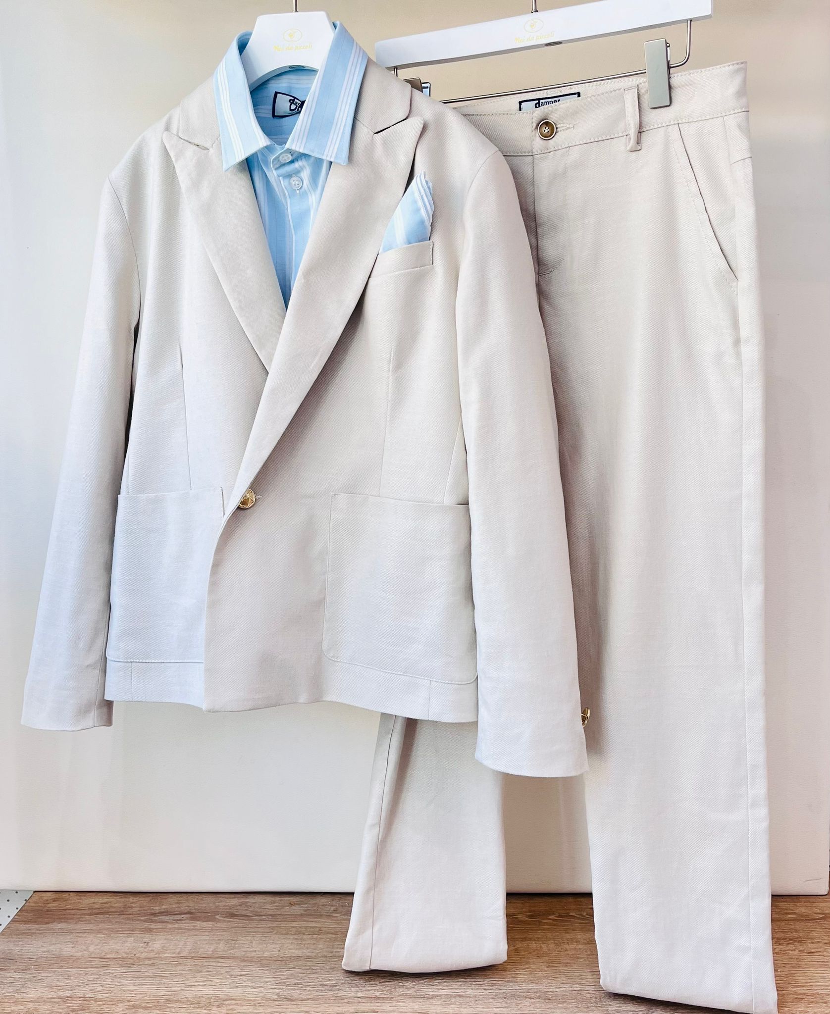 COMPLETO CERIMONIALE BEIGE - Noi da piccoli