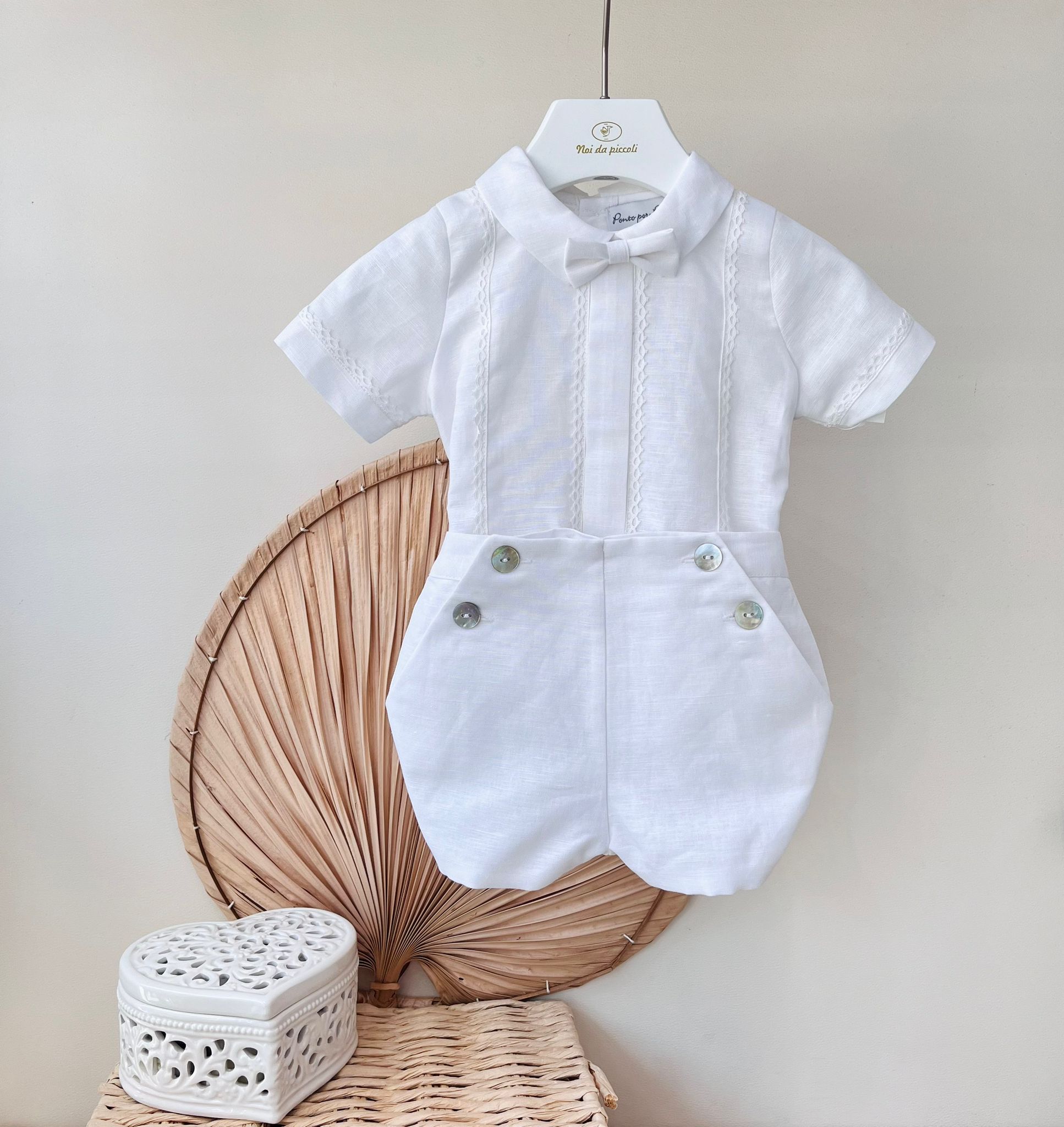 COMPLETO CERIMONIALE BIANCO - Noi da piccoli