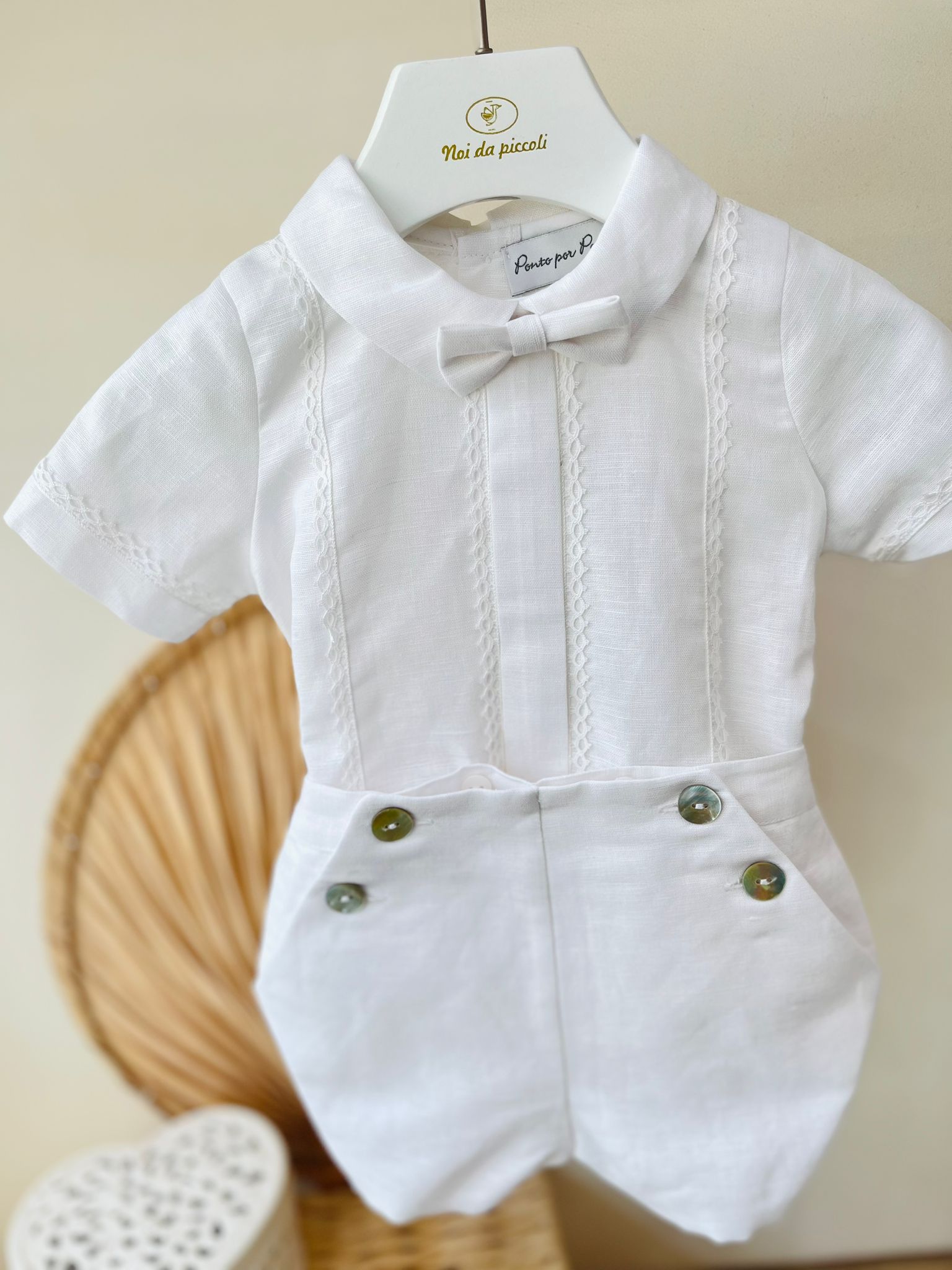 COMPLETO CERIMONIALE BIANCO - Noi da piccoli