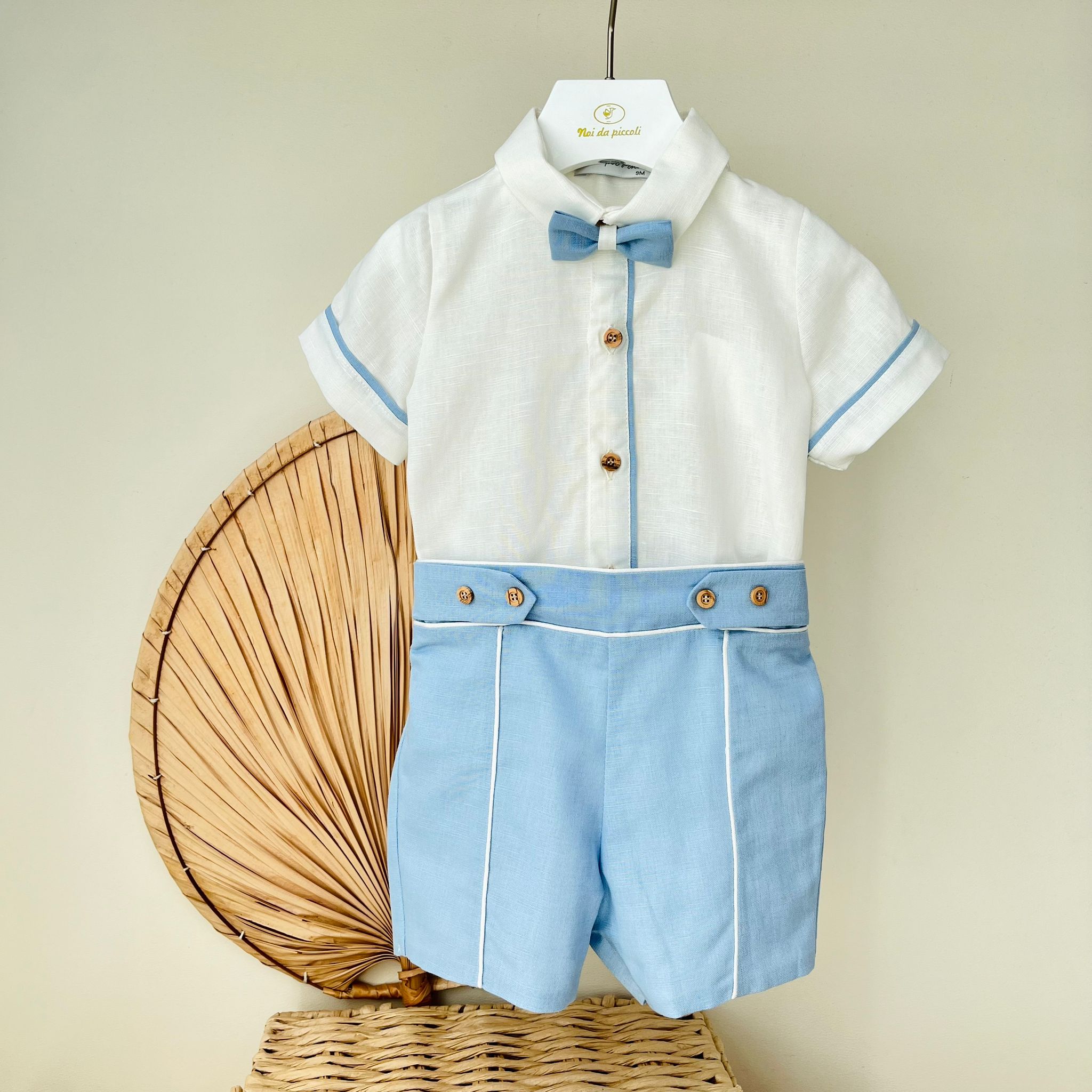 COMPLETO CERIMONIALE BIANCO CIELO - Noi da piccoli