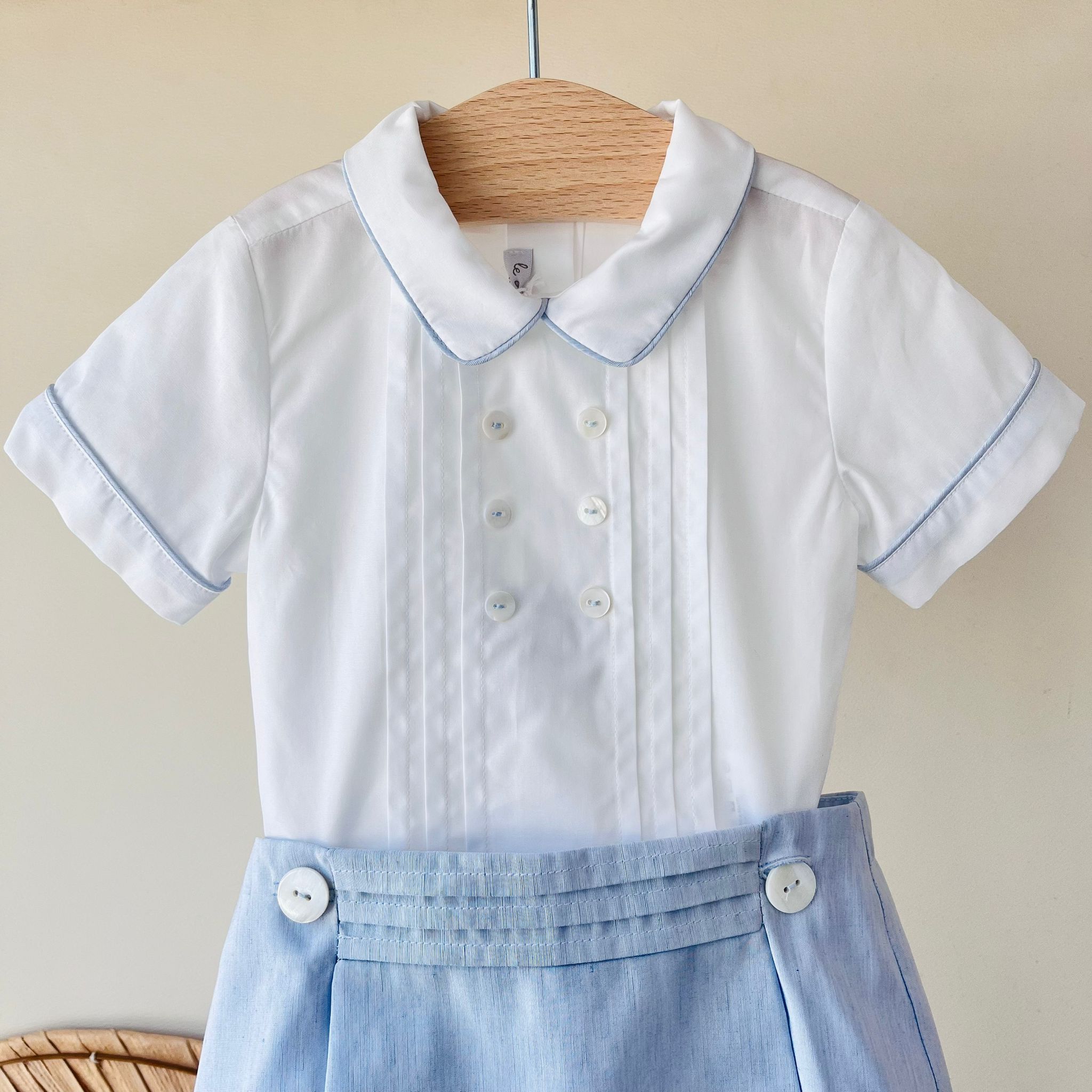 COMPLETO CERIMONIALE BIANCO CIELO - Noi da piccoli