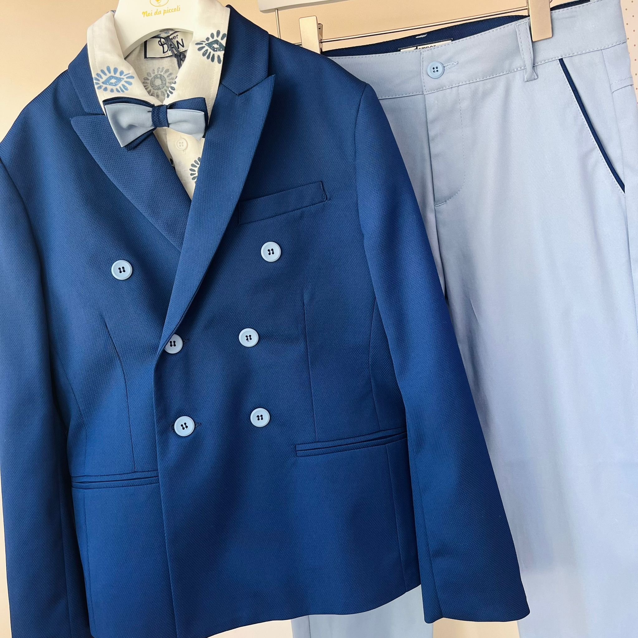 COMPLETO CERIMONIALE BLU - Noi da piccoli