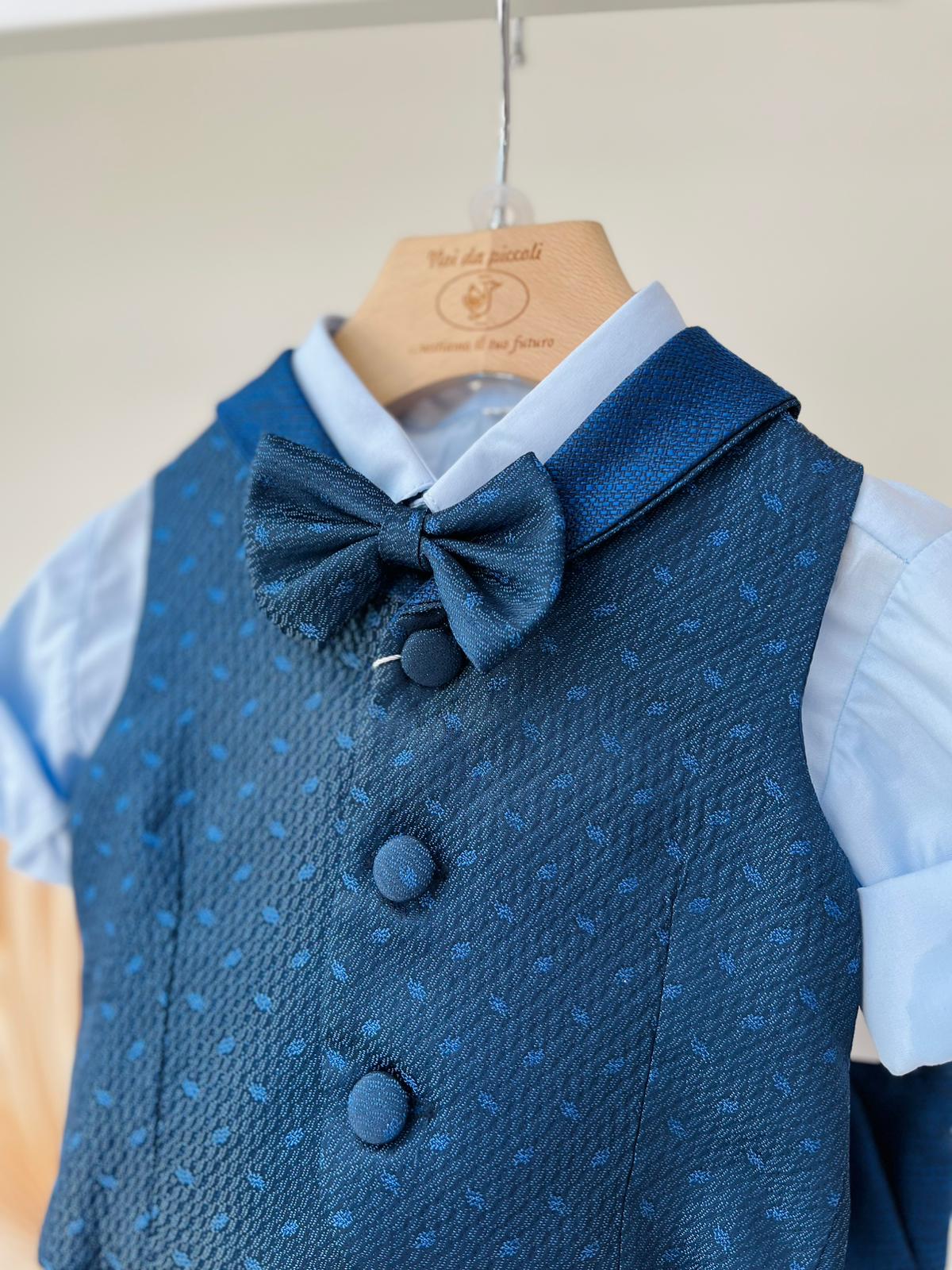 COMPLETO CERIMONIALE Blu - Noi da piccoli