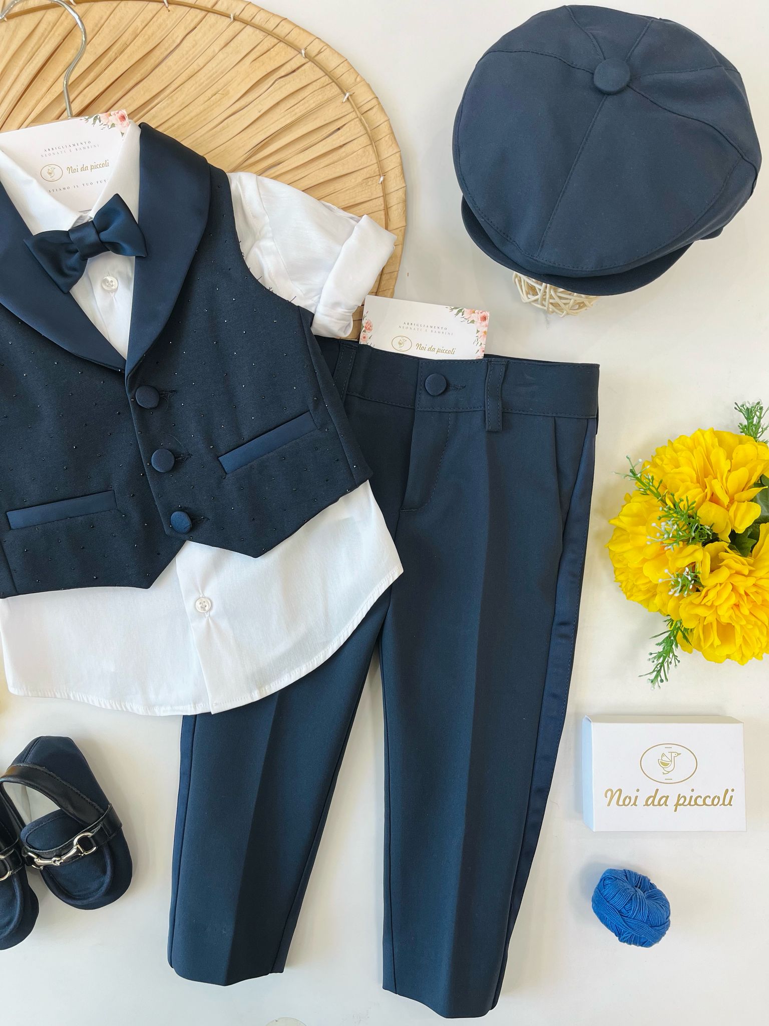 COMPLETO CERIMONIALE BLU PETIT - Noi da piccoli