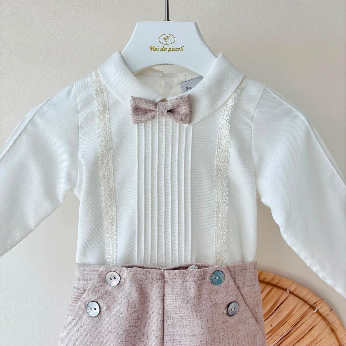 Completo Cerimoniale Louis Beige Ponto Por Ponto - Noi da piccoli