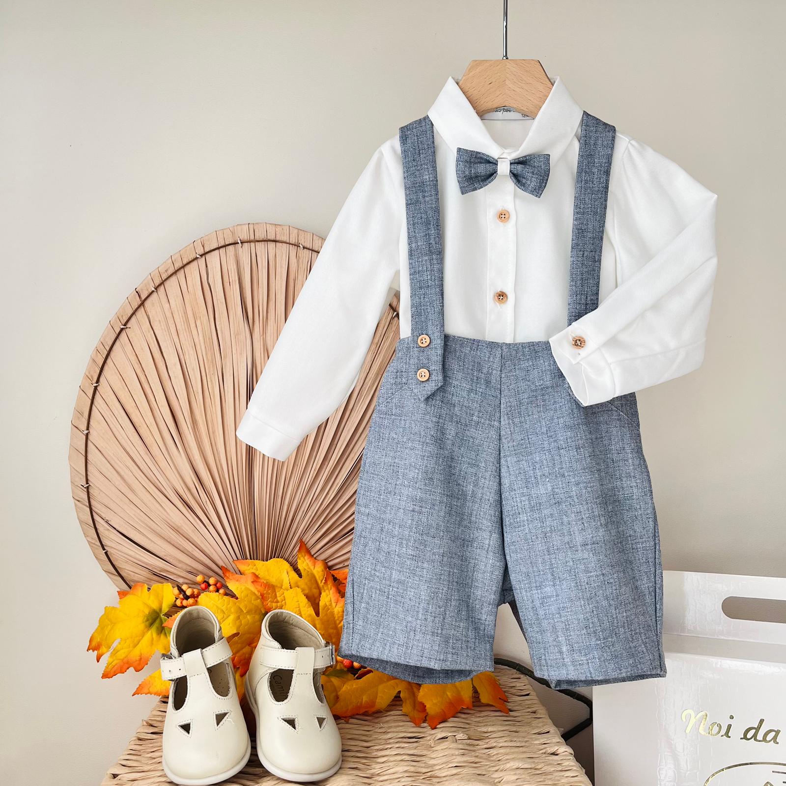 COMPLETO CERIMONIALE LUCIEN DENIM - Noi da piccoli