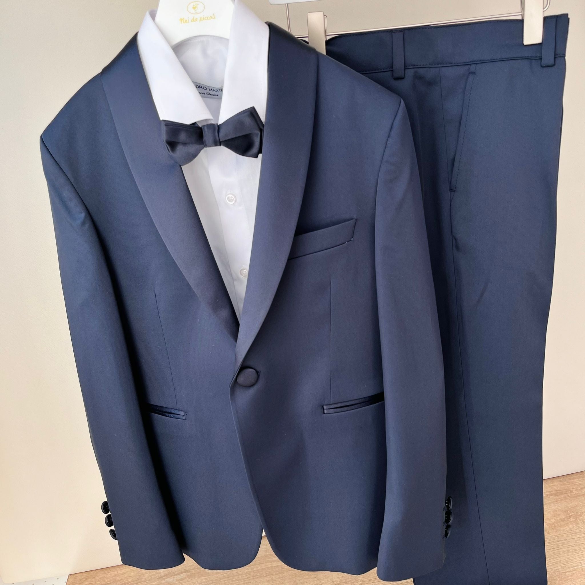 COMPLETO CERIMONIALE SMOKING BLU - Noi da piccoli