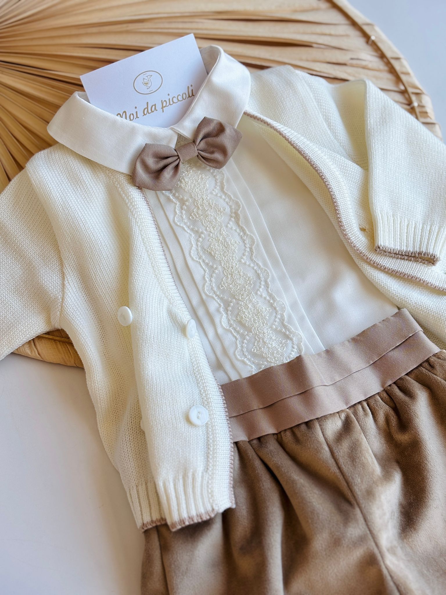 COMPLETO CERIMONIALE VANIGLIA TABACCO - Noi da piccoli