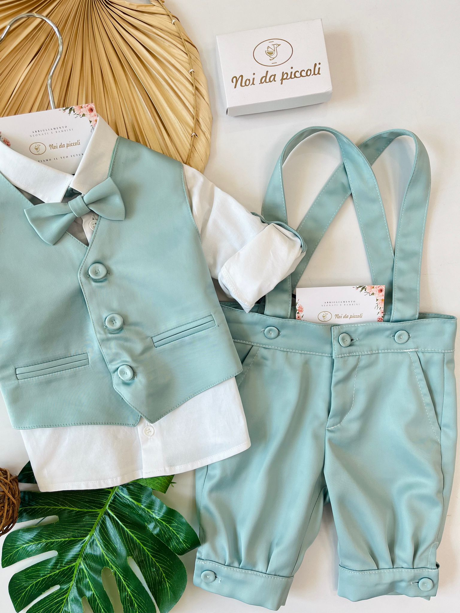 COMPLETO CERIMONIALE Verde - Noi da piccoli