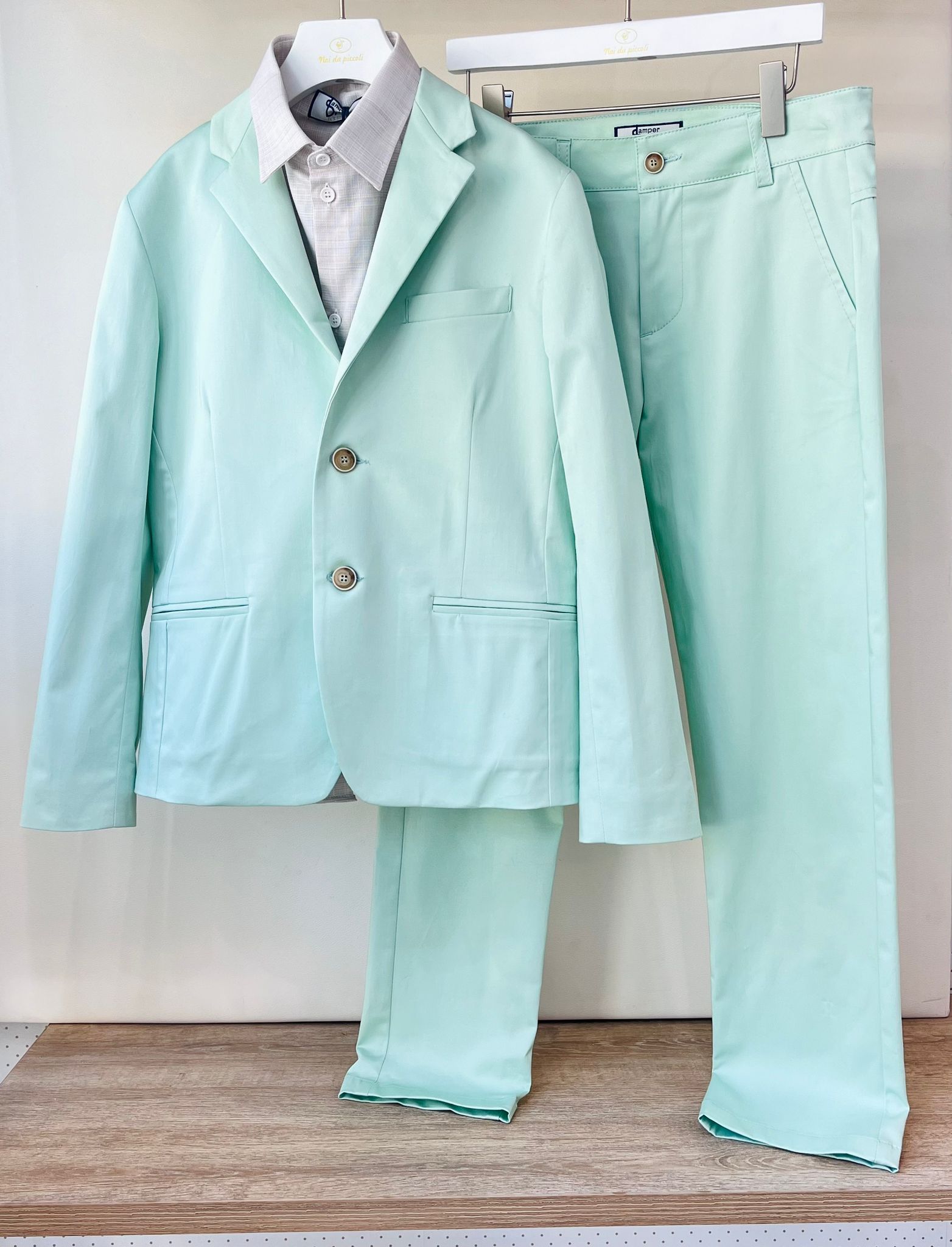 COMPLETO CERIMONIALE VERDE - Noi da piccoli