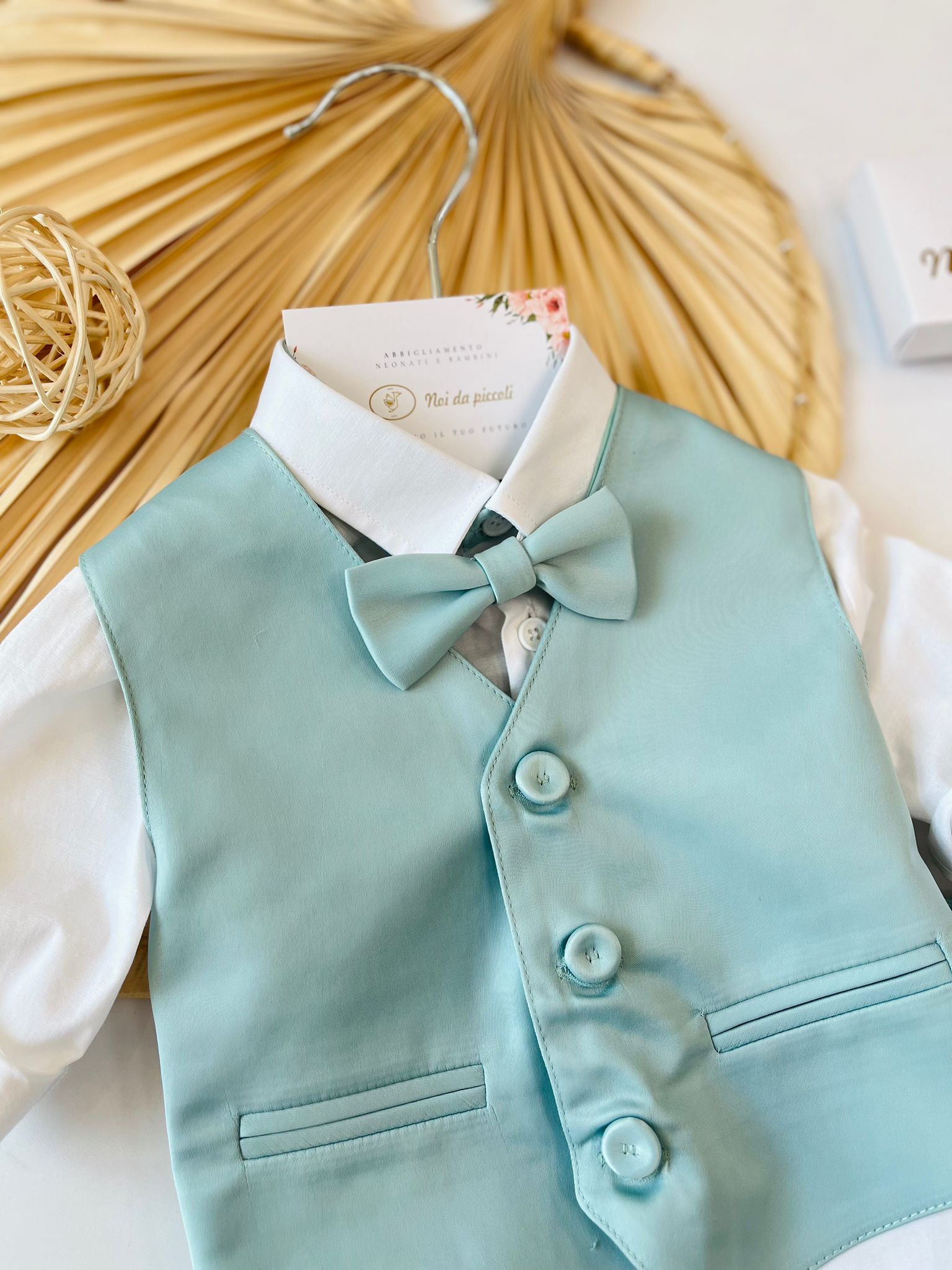 COMPLETO CERIMONIALE Verde - Noi da piccoli