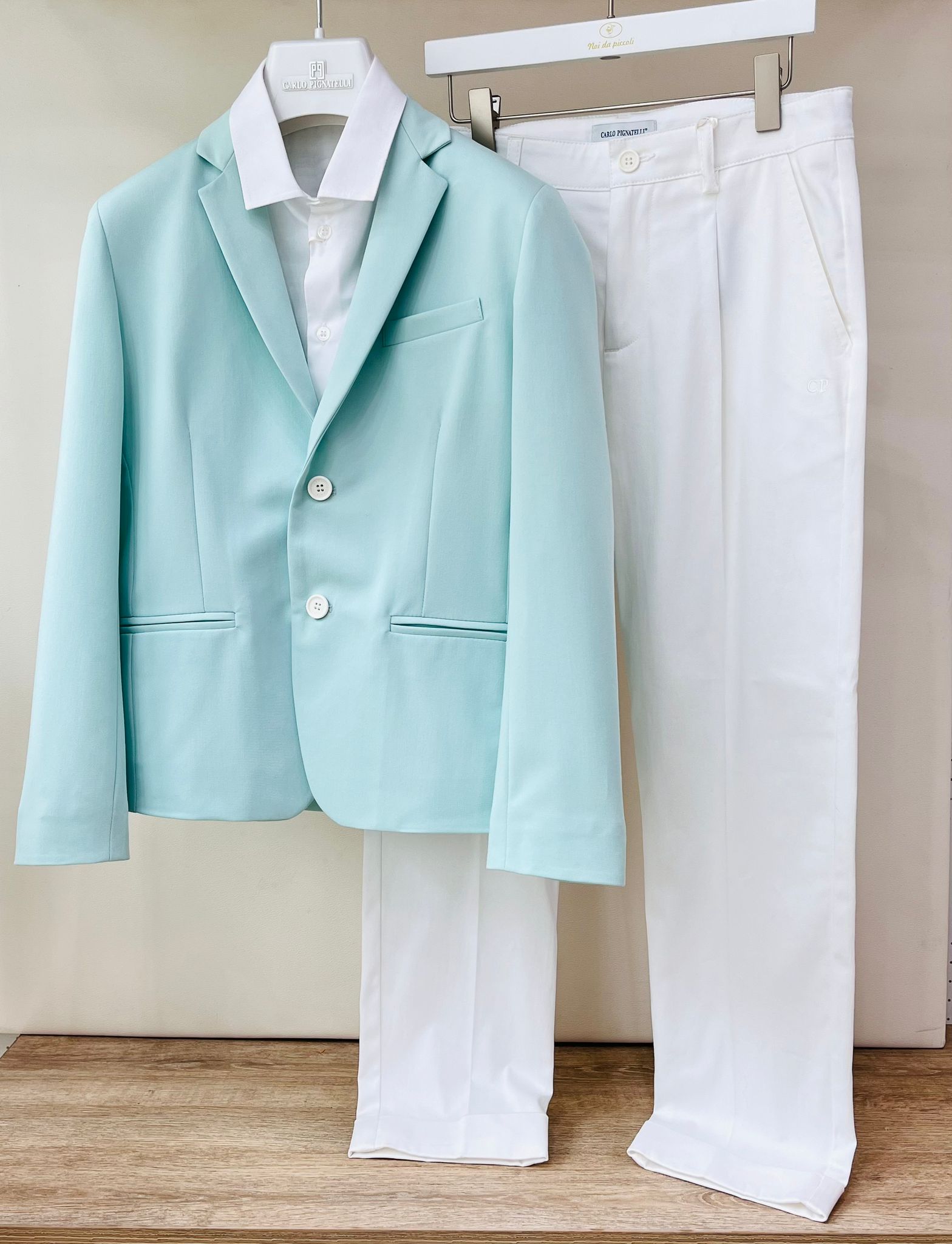 COMPLETO CERIMONIALE VERDE - Noi da piccoli