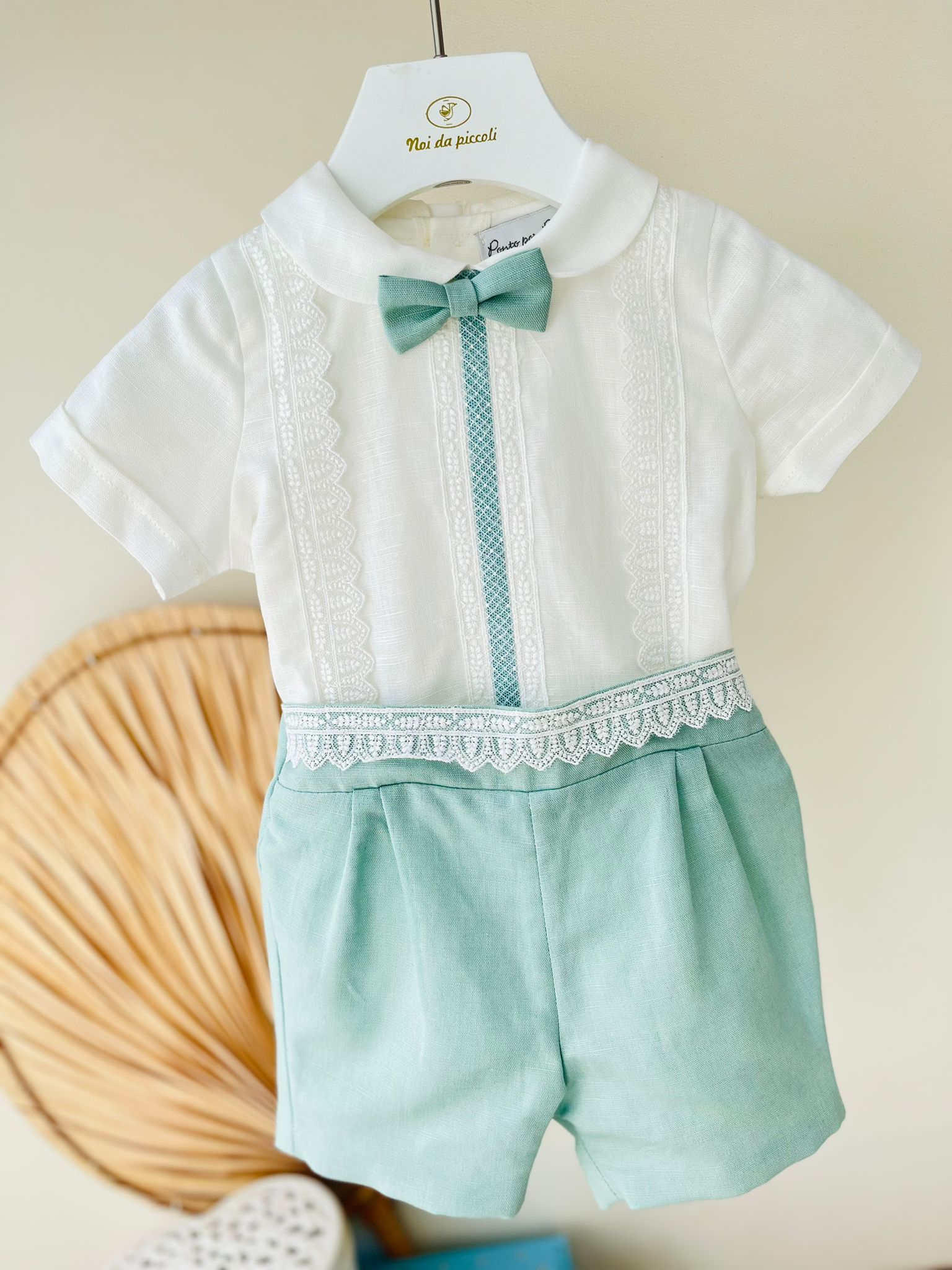 COMPLETO CERIMONIALE VERDE - Noi da piccoli