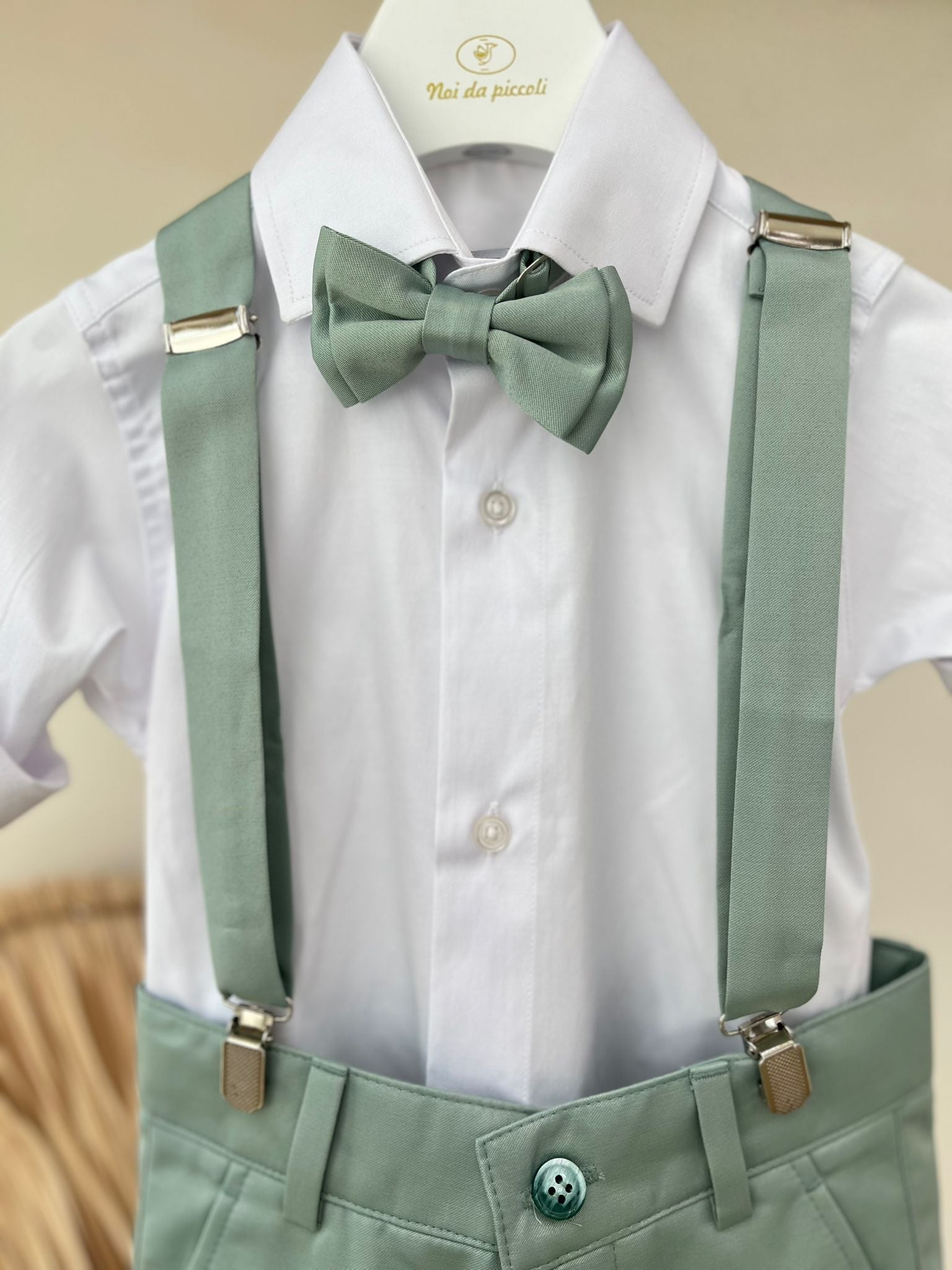 COMPLETO CERIMONIALE VERDE - Noi da piccoli
